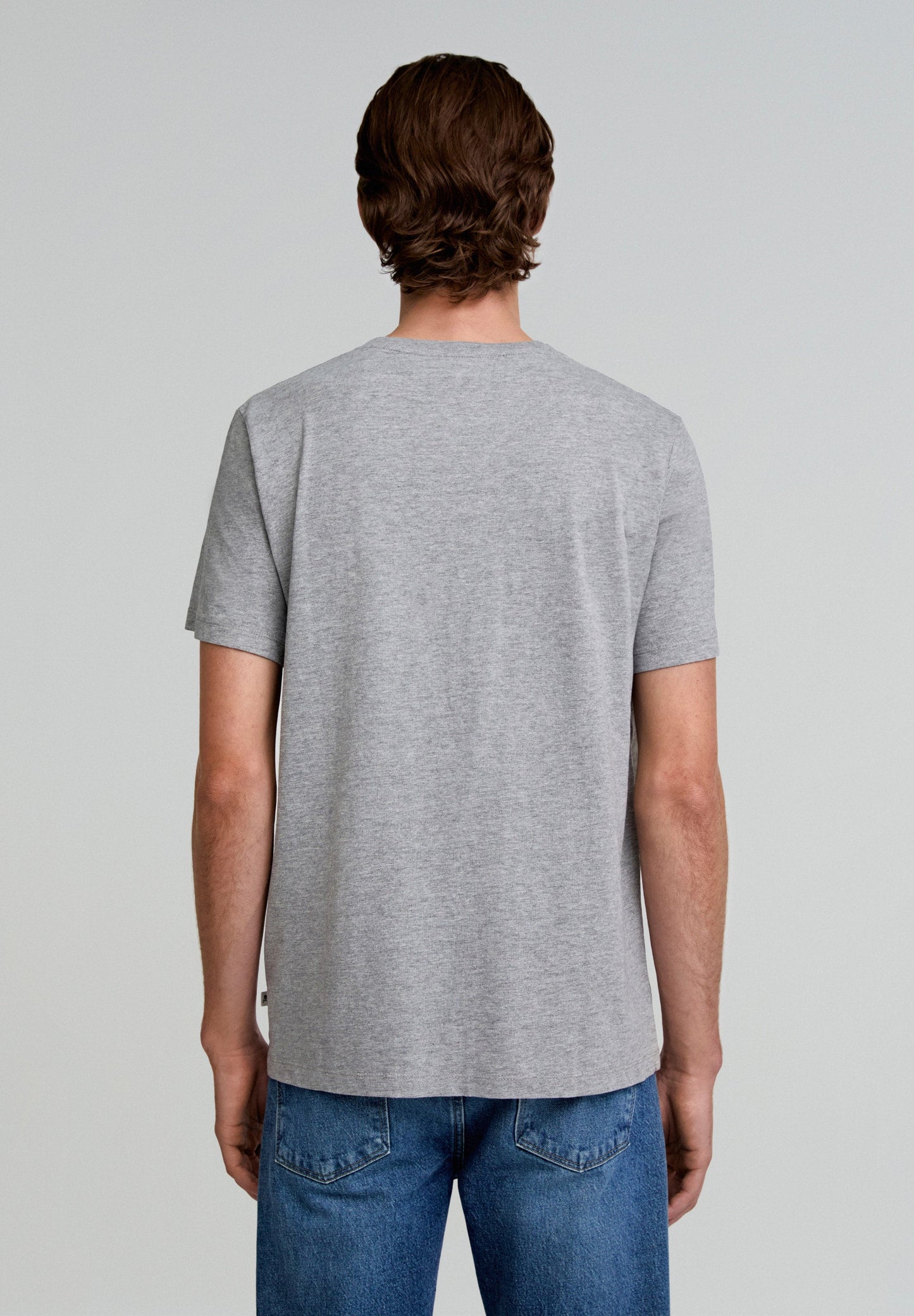BASIC COTTON SKULL T-SHIRT