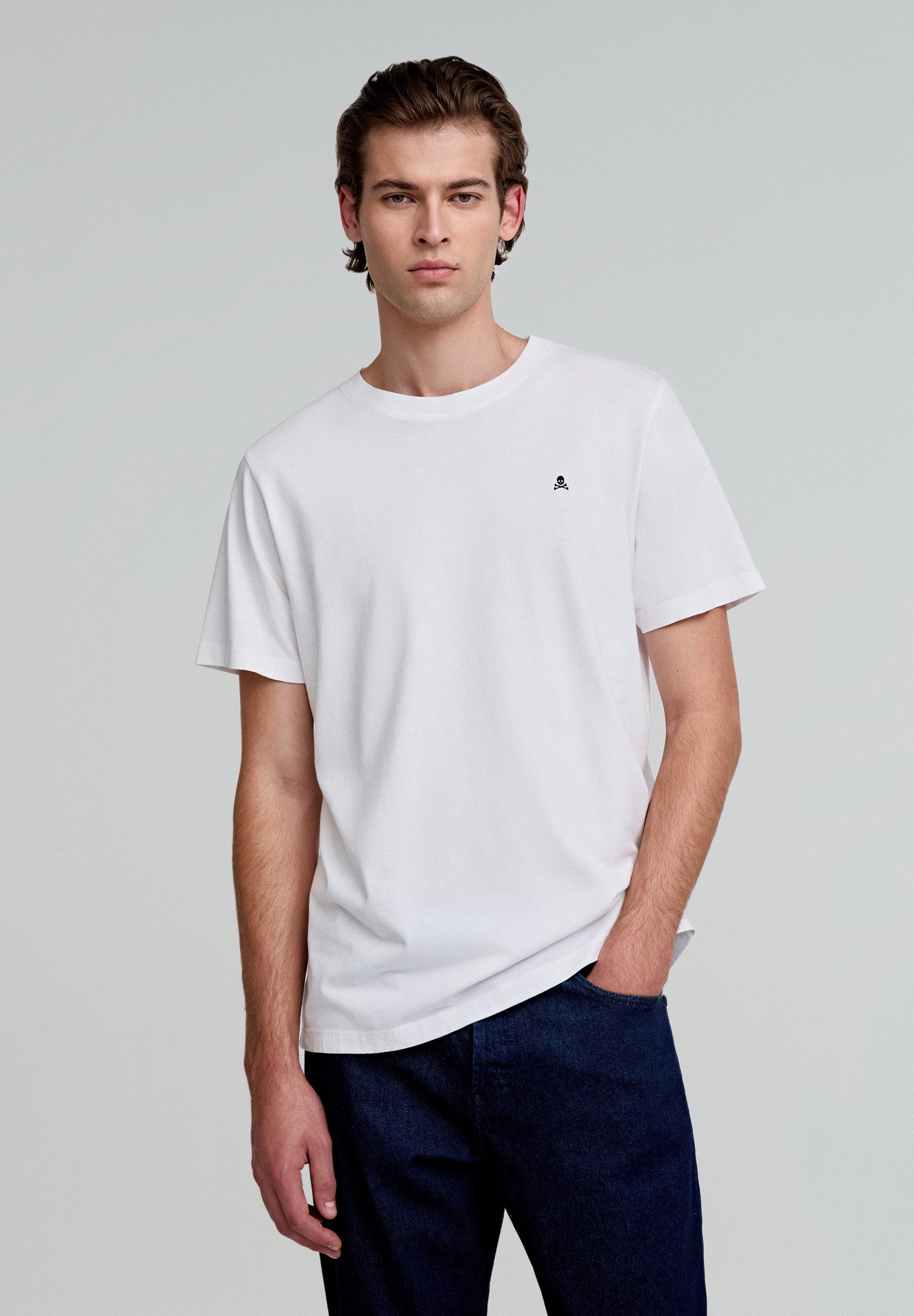 BASIC SKULL T-SHIRT – Scalpers ROW