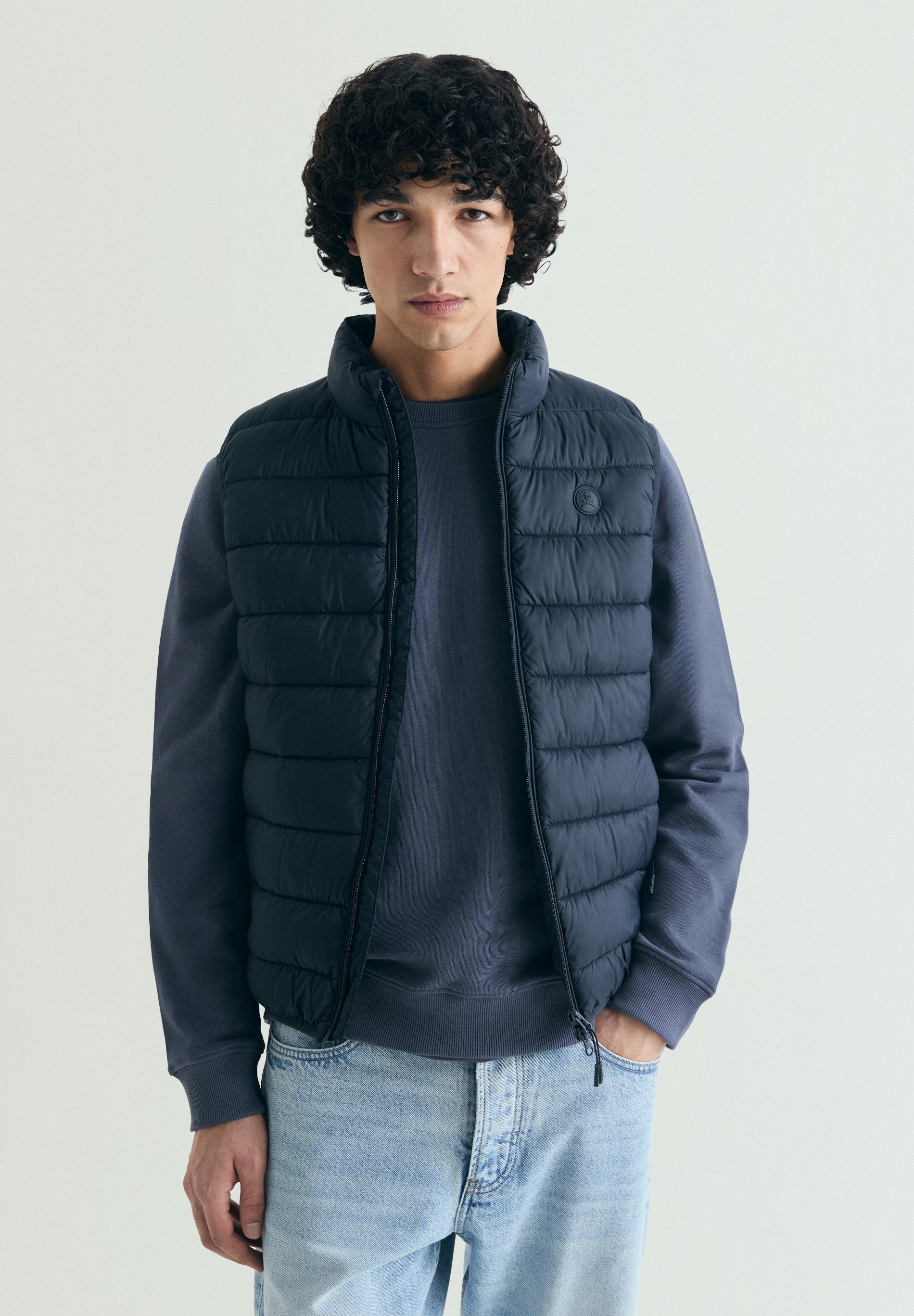 PUFFER VEST WITH SKULL – Scalpers ROW
