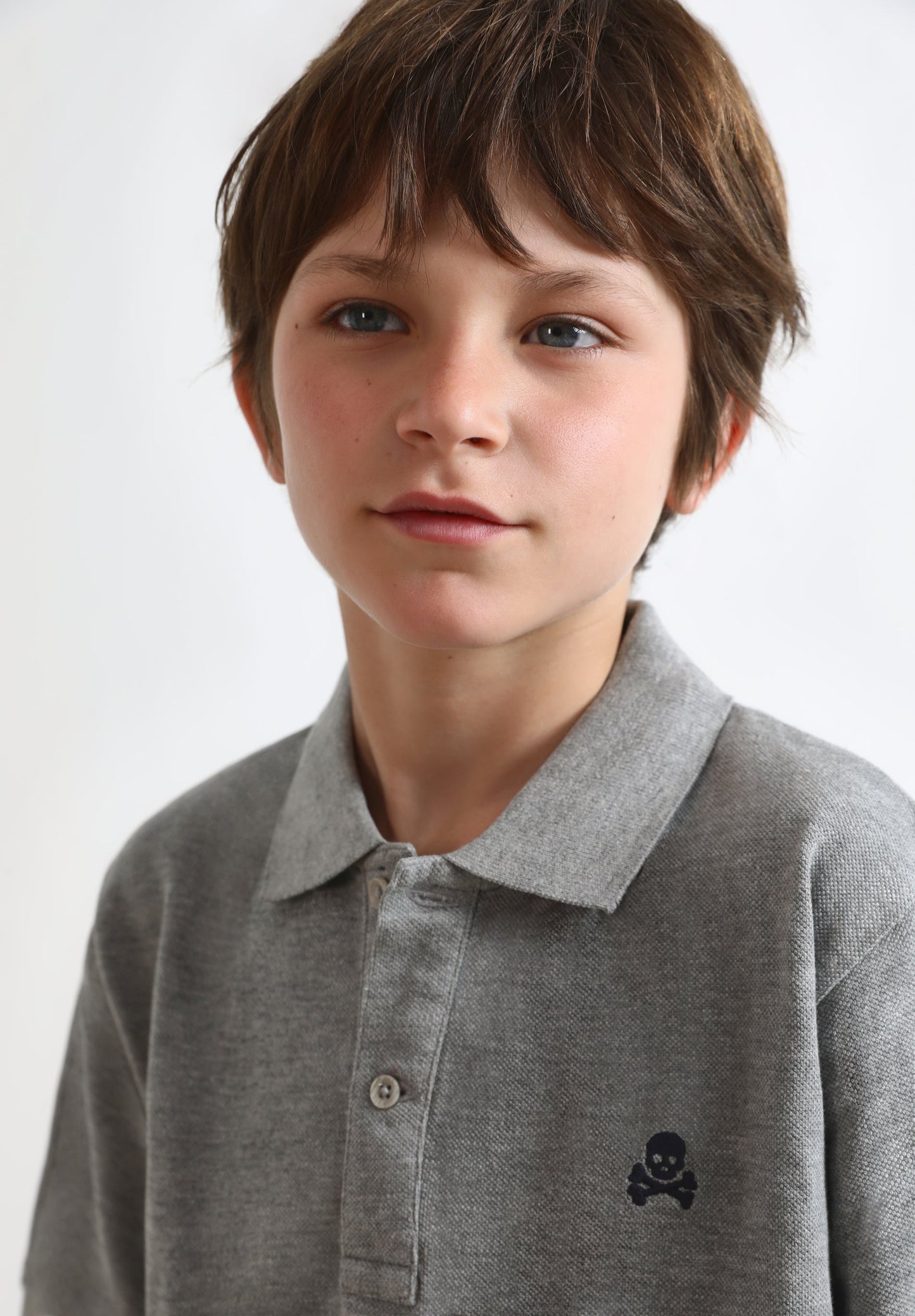 BASIC POLO SHIRT WITH SKULL