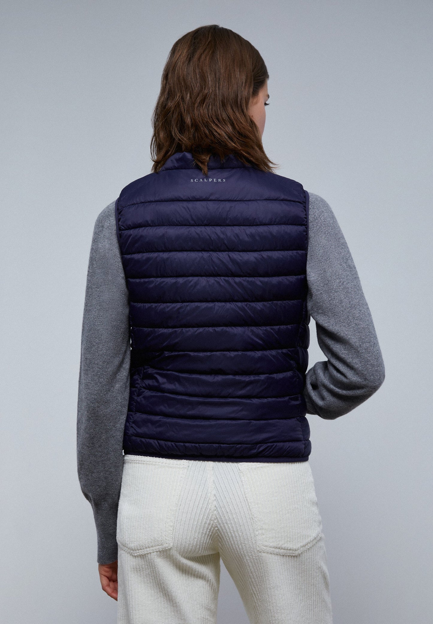 PUFFER VEST WITH SKULL