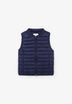 PUFFER VEST WITH SKULL