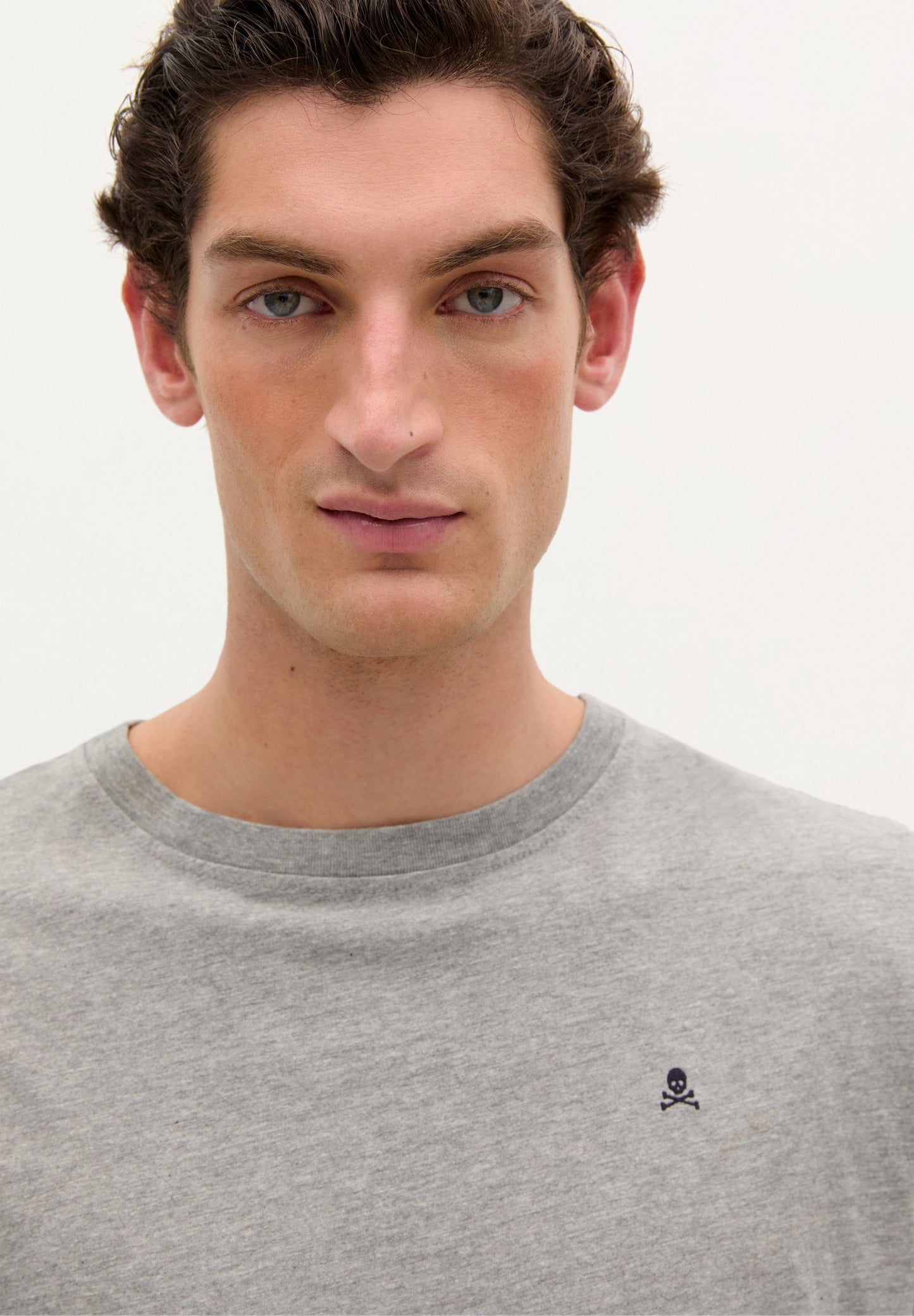 RELAXED FIT SKULL BASIC T-SHIRT