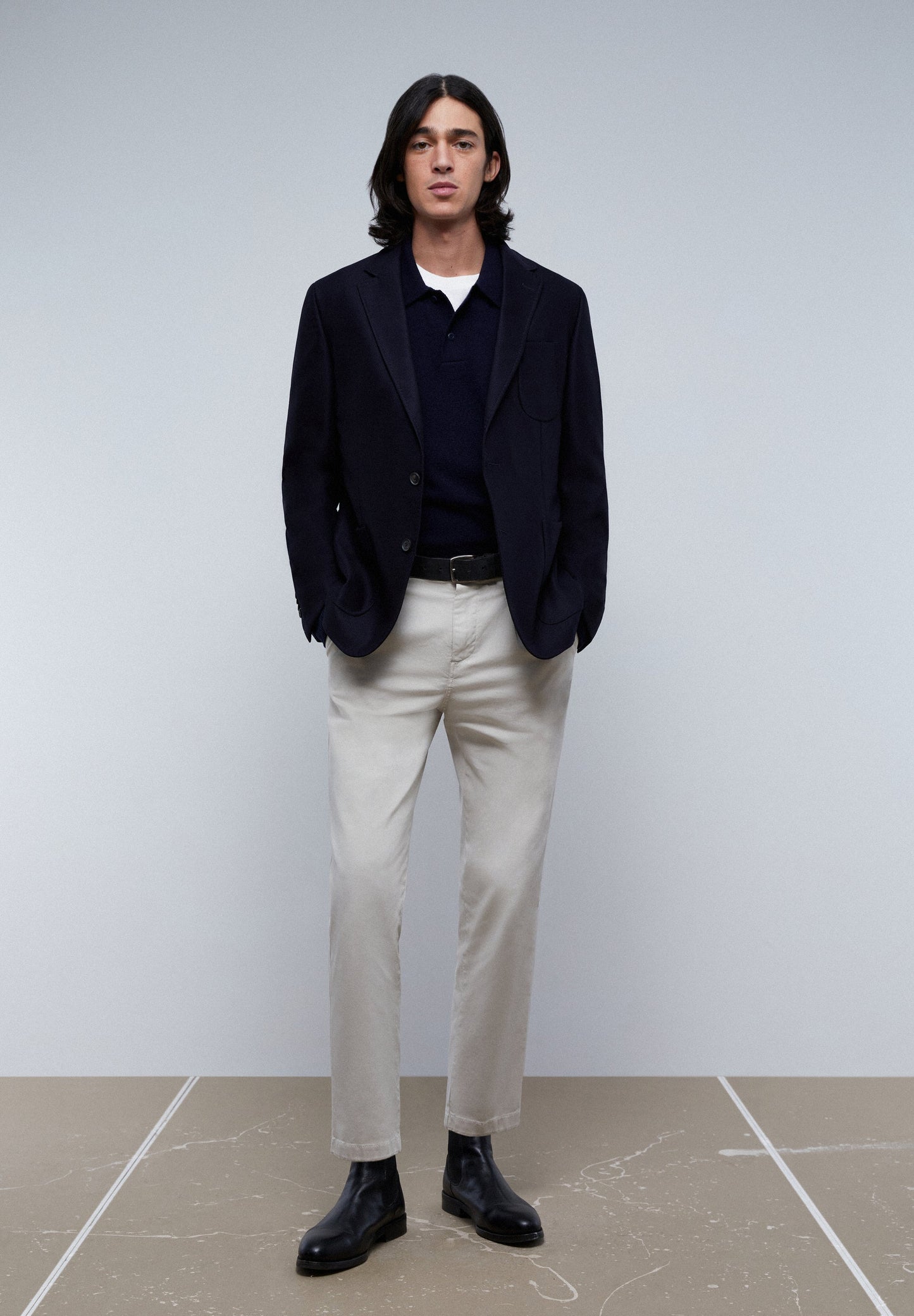 SEMI-STRUCTURED WOOL BLAZER