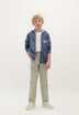 WIDE CONTRAST TROUSERS