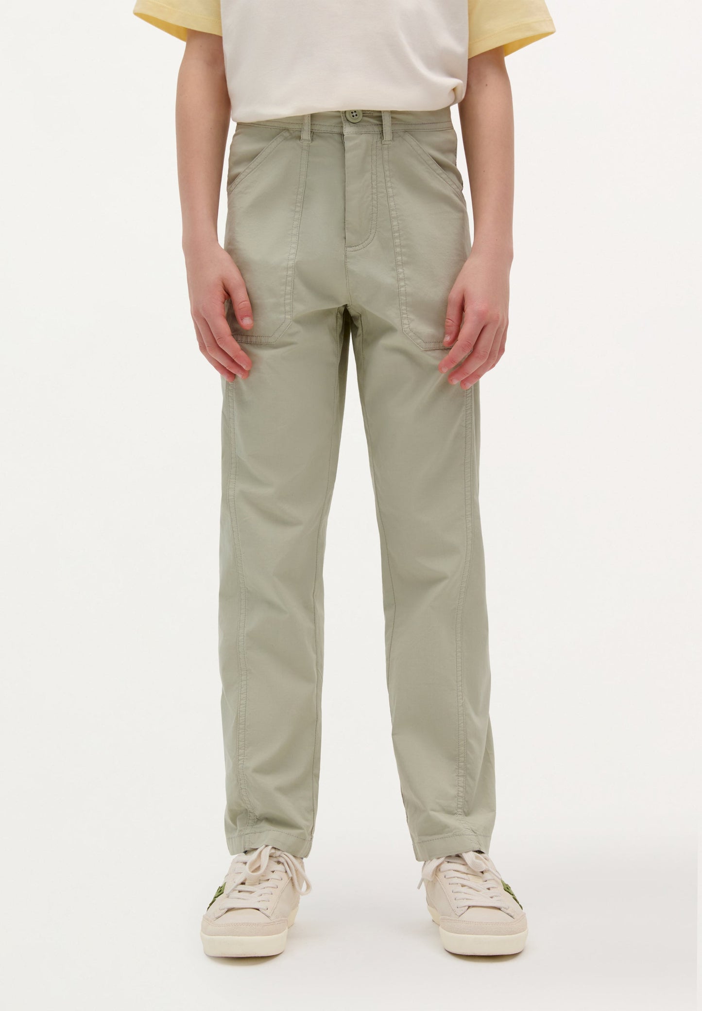 WIDE CONTRAST TROUSERS