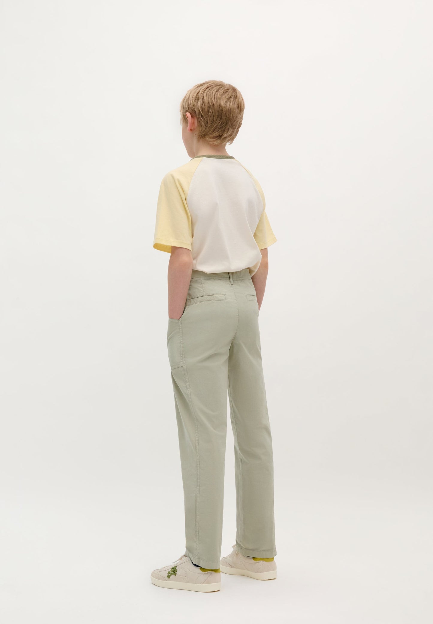 WIDE CONTRAST TROUSERS