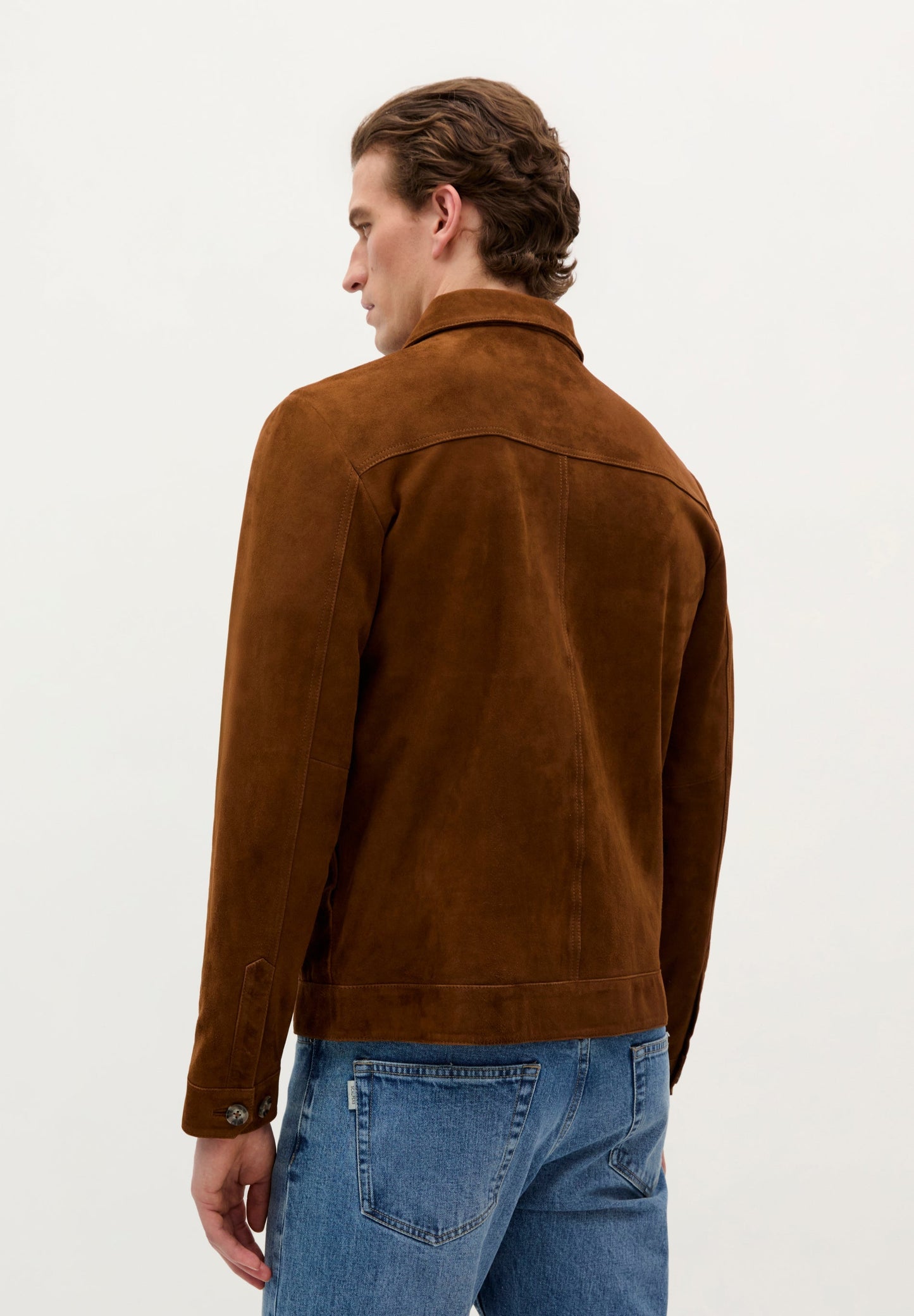 LEATHER JACKET WITH BUTTONS