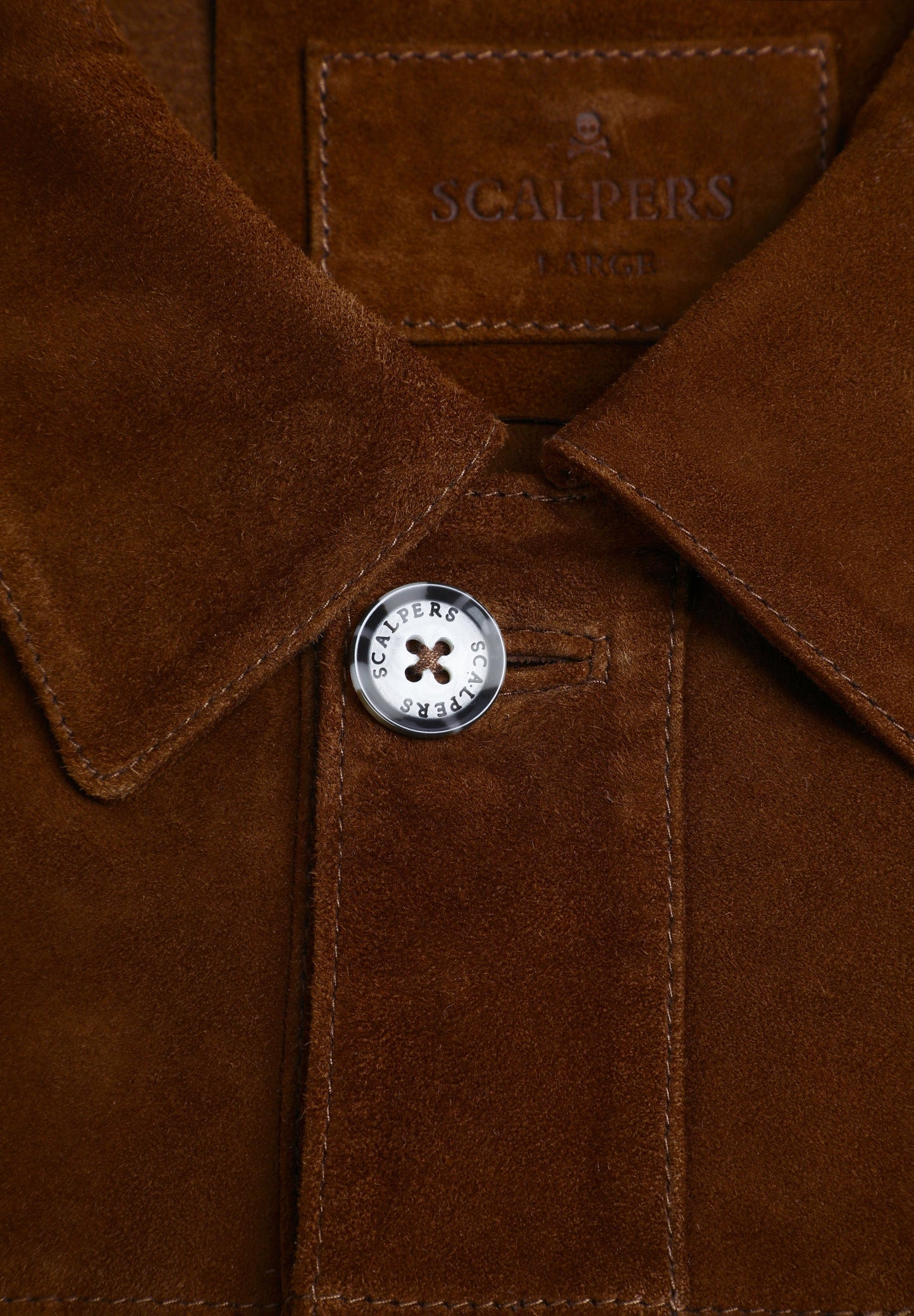 LEATHER JACKET WITH BUTTONS