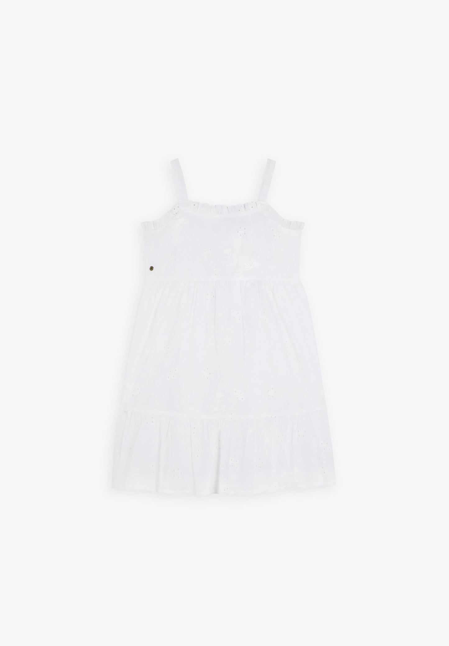 FLORAL EMBROIDERY DRESS