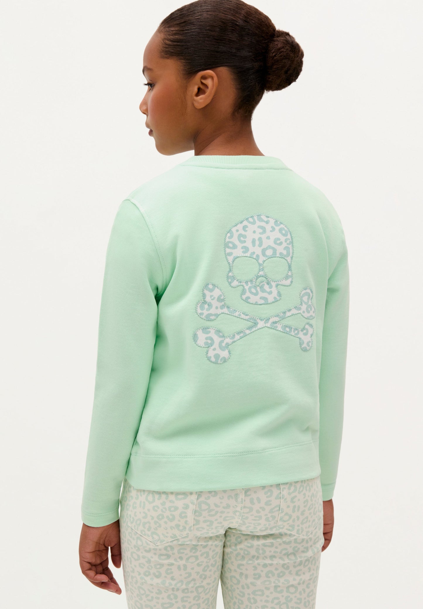 DRAPED SWEATSHIRT WITH KNOT