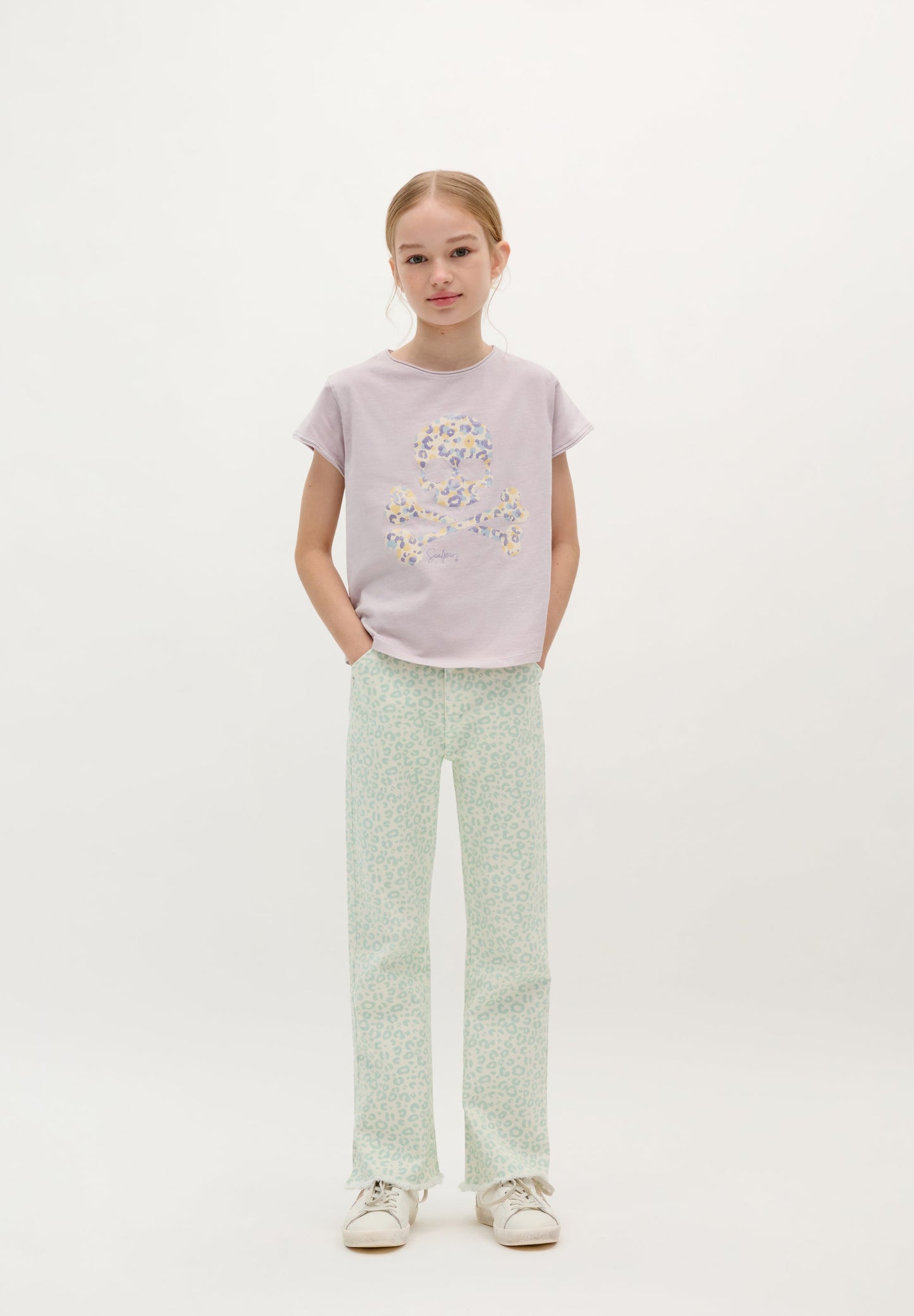 GLITTER SKULL T-SHIRT