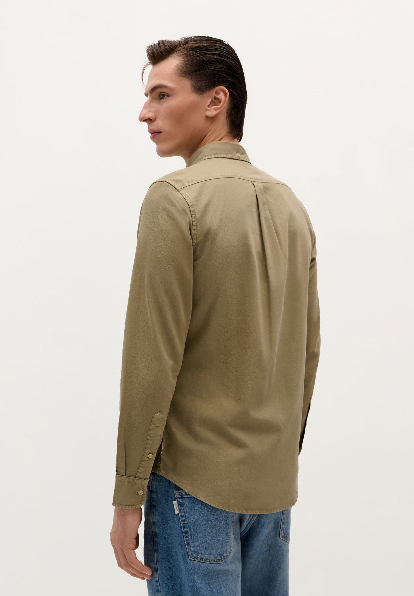BUTTON COLLAR SKULL SHIRT