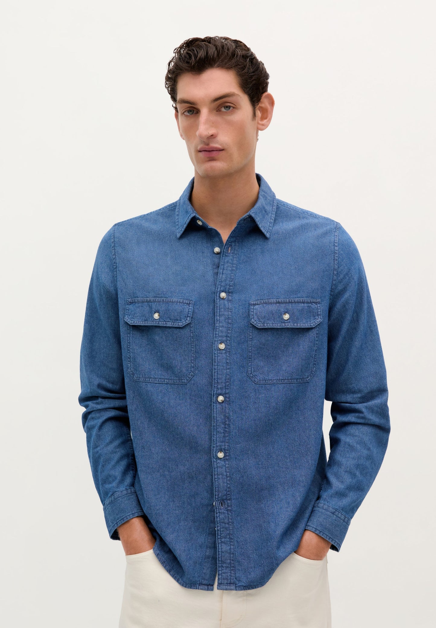 DENIM POCKET SHIRT