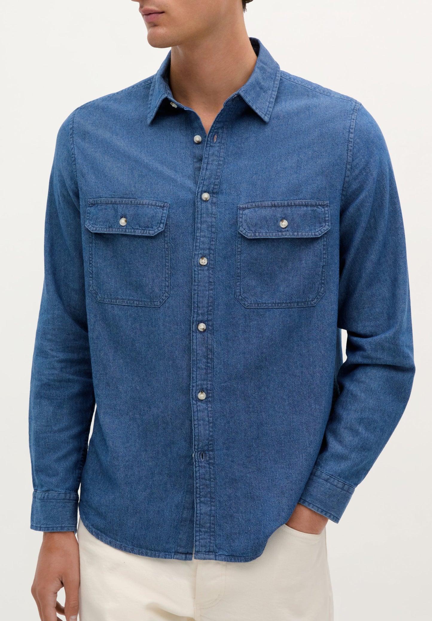 DENIM POCKET SHIRT