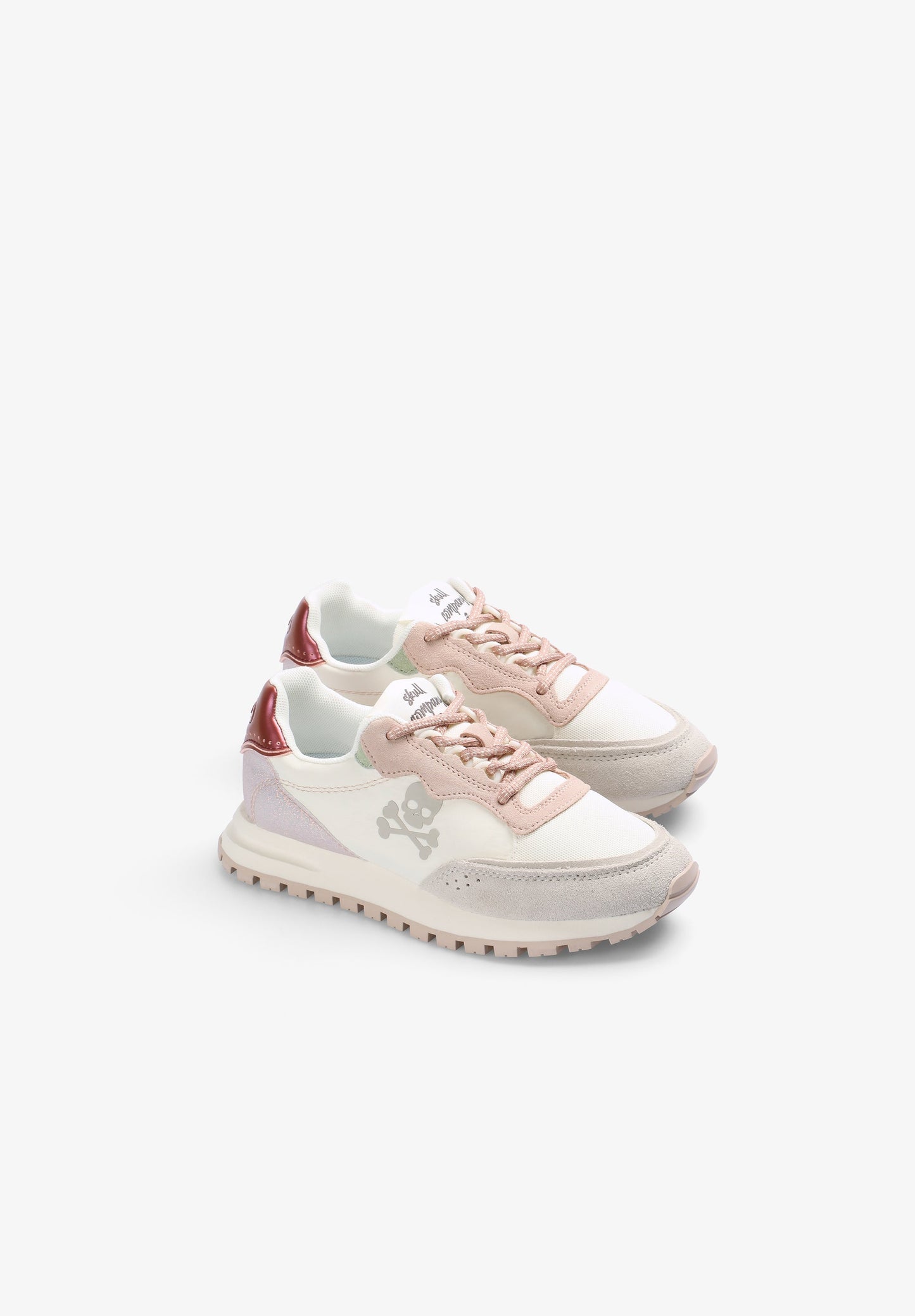 PRONOUNCED SOLE SKULL SNEAKERS