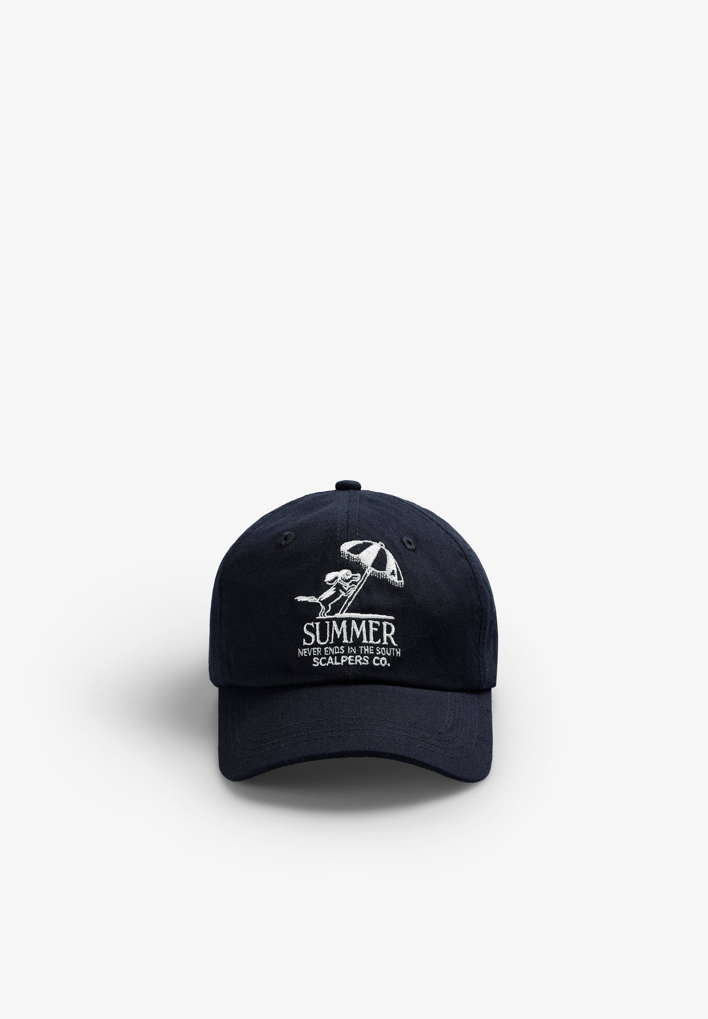 SUMMER CAP WITH CONTRAST EMBROIDERY