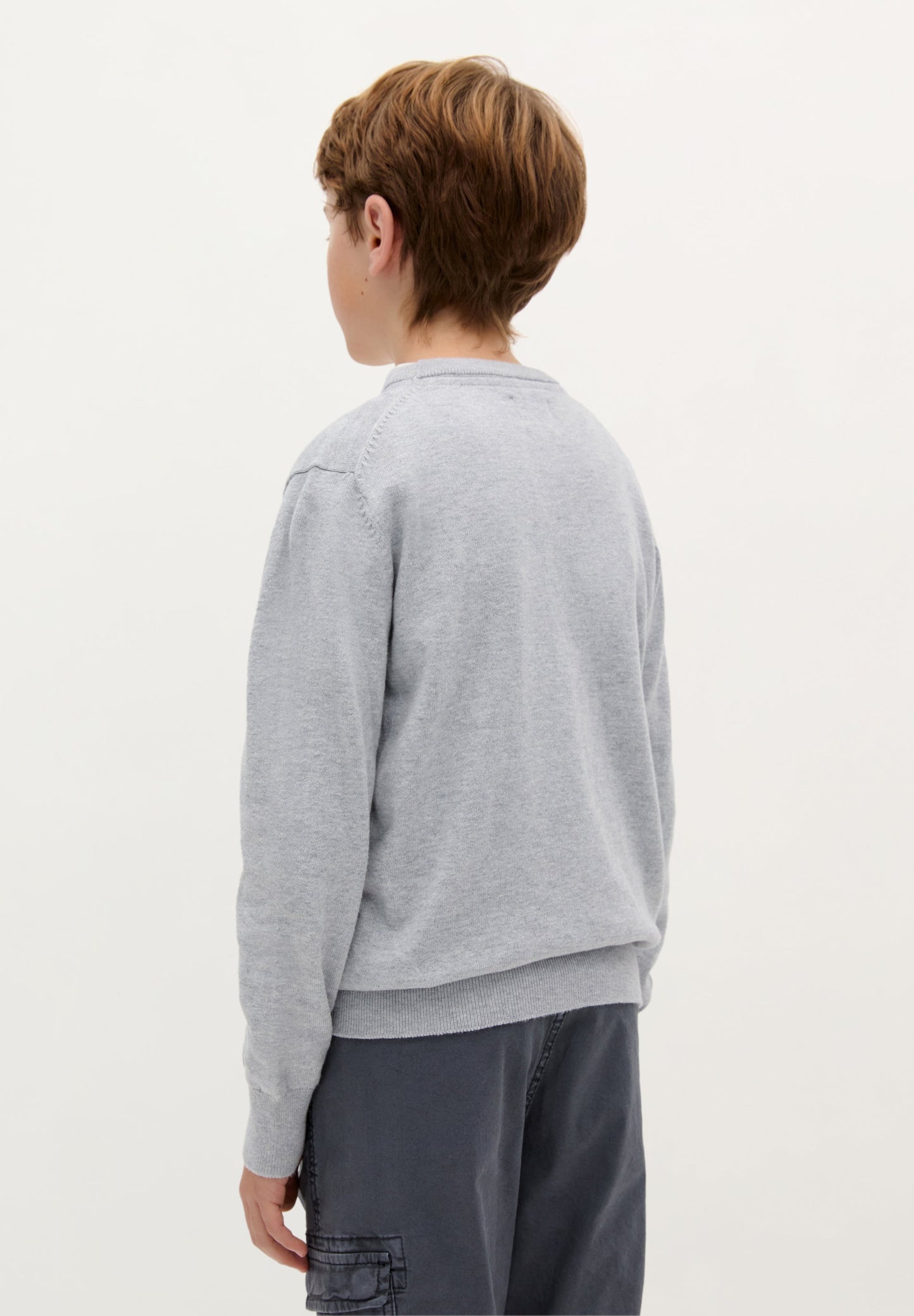 SWEATER WITH CONTRAST SKULL
