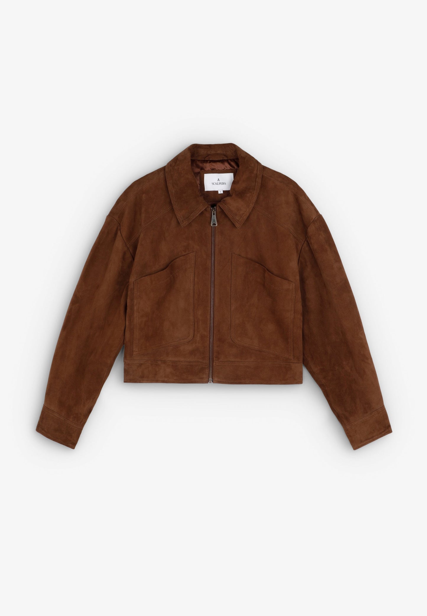 CROPPED SUEDE JACKET