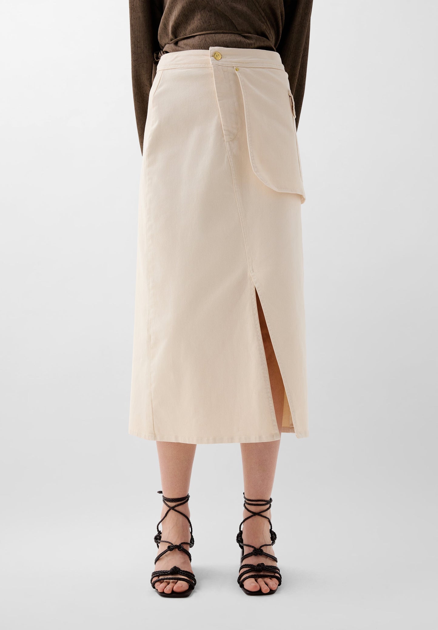 MIDI SKIRT WITH POCKET