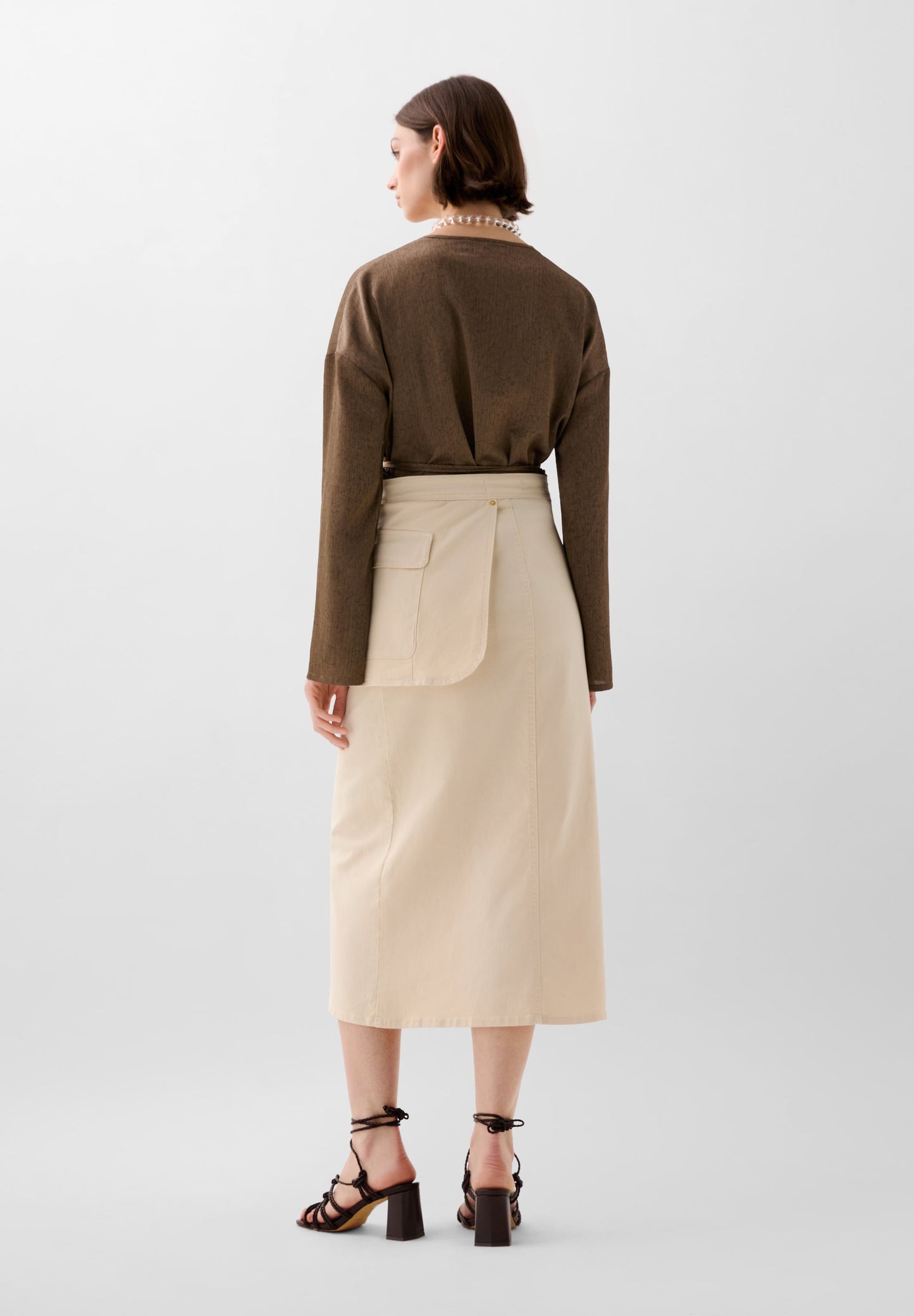 MIDI SKIRT WITH POCKET