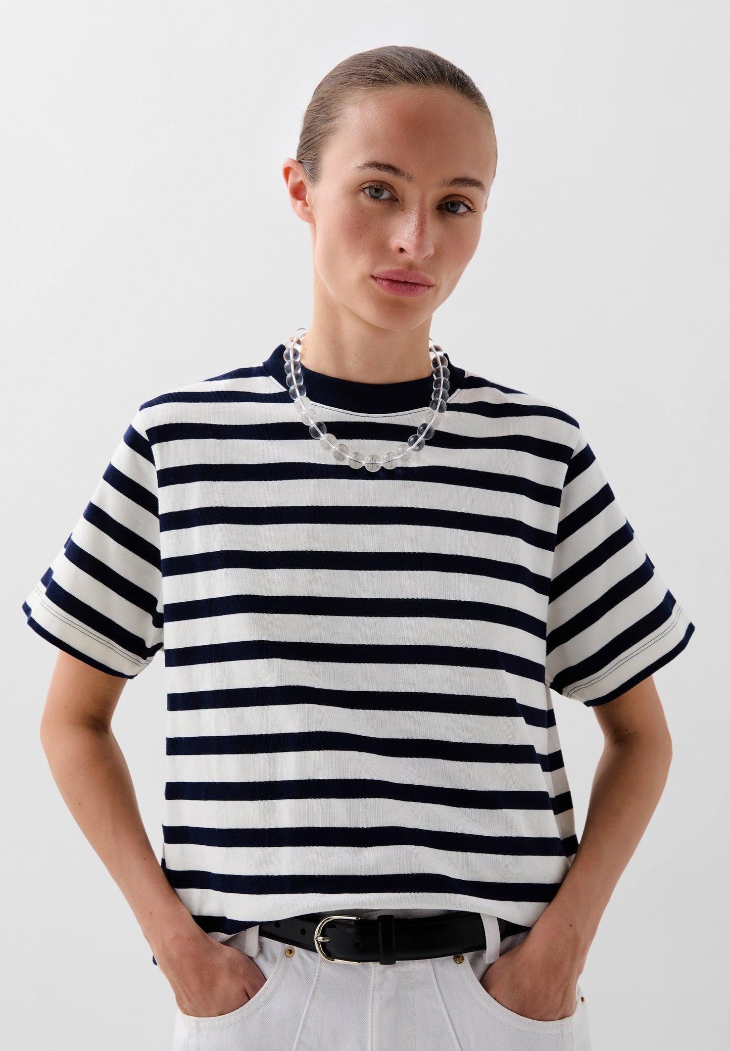 REGULAR FIT STRIPED T-SHIRT