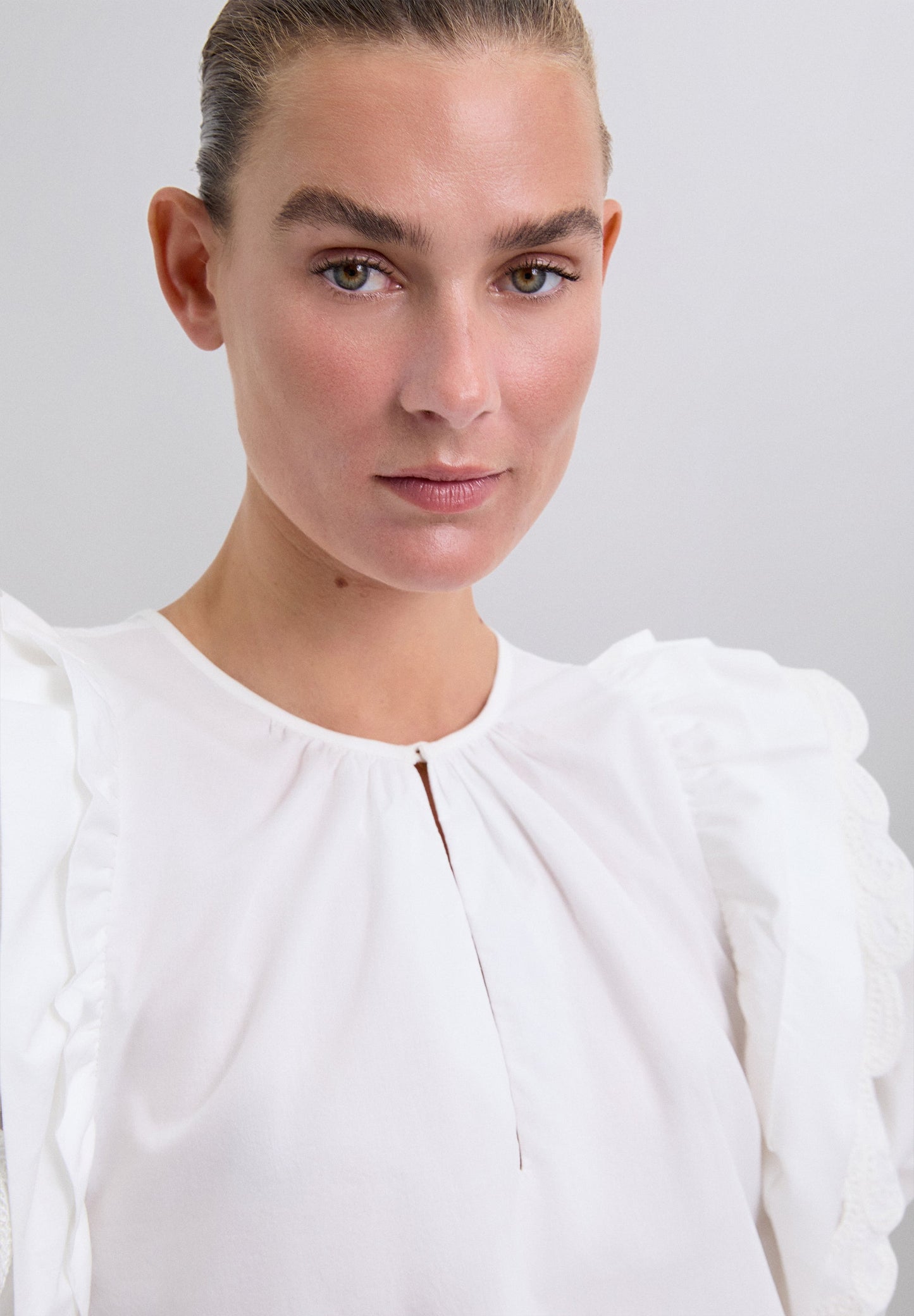 SC POPLIN PUFF TOP