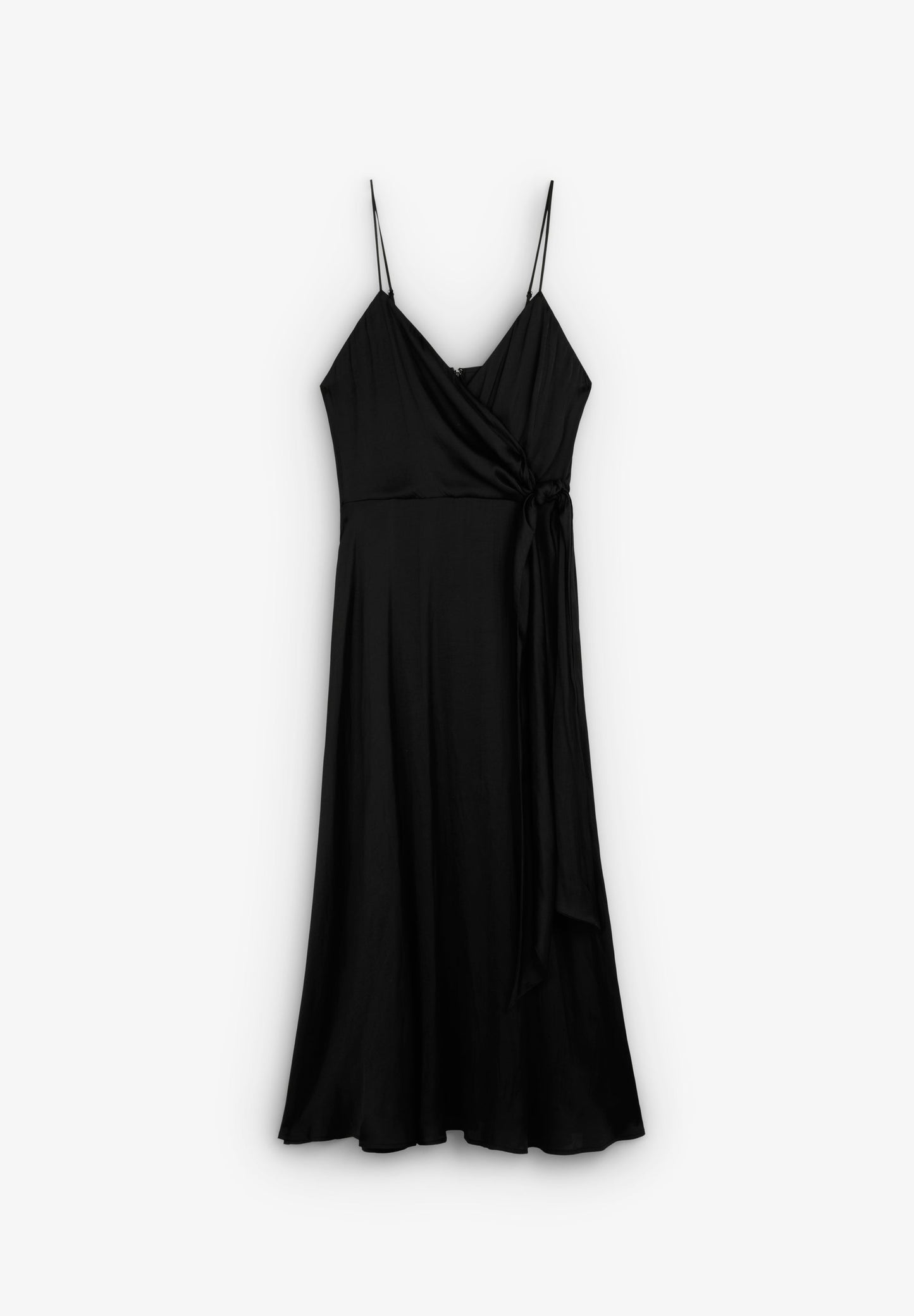 ASYMMETRIC NECKLINE DRESS
