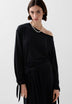 ASYMMETRIC TIE BLOUSE