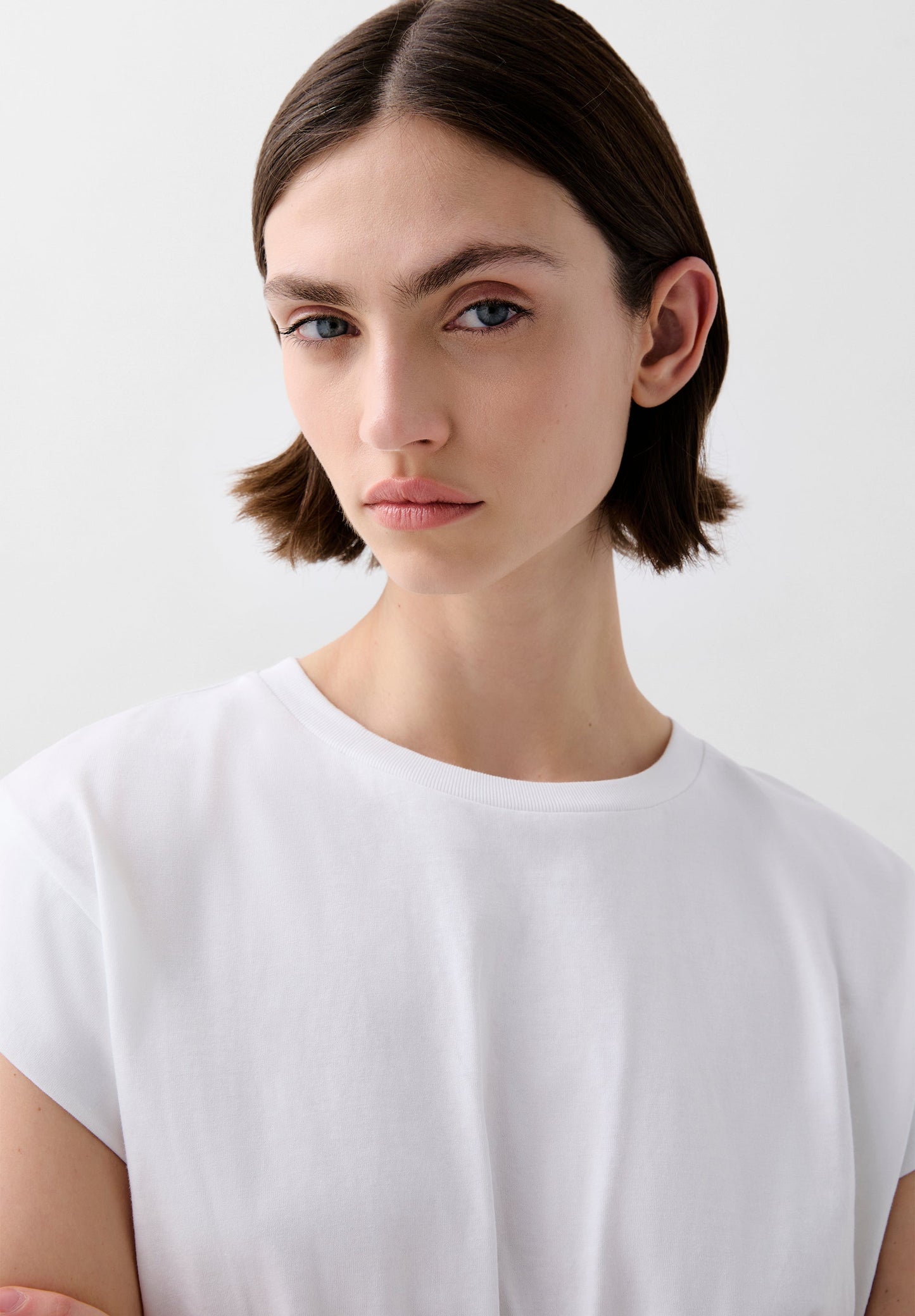 T-SHIRT WITH RUCHED WAIST