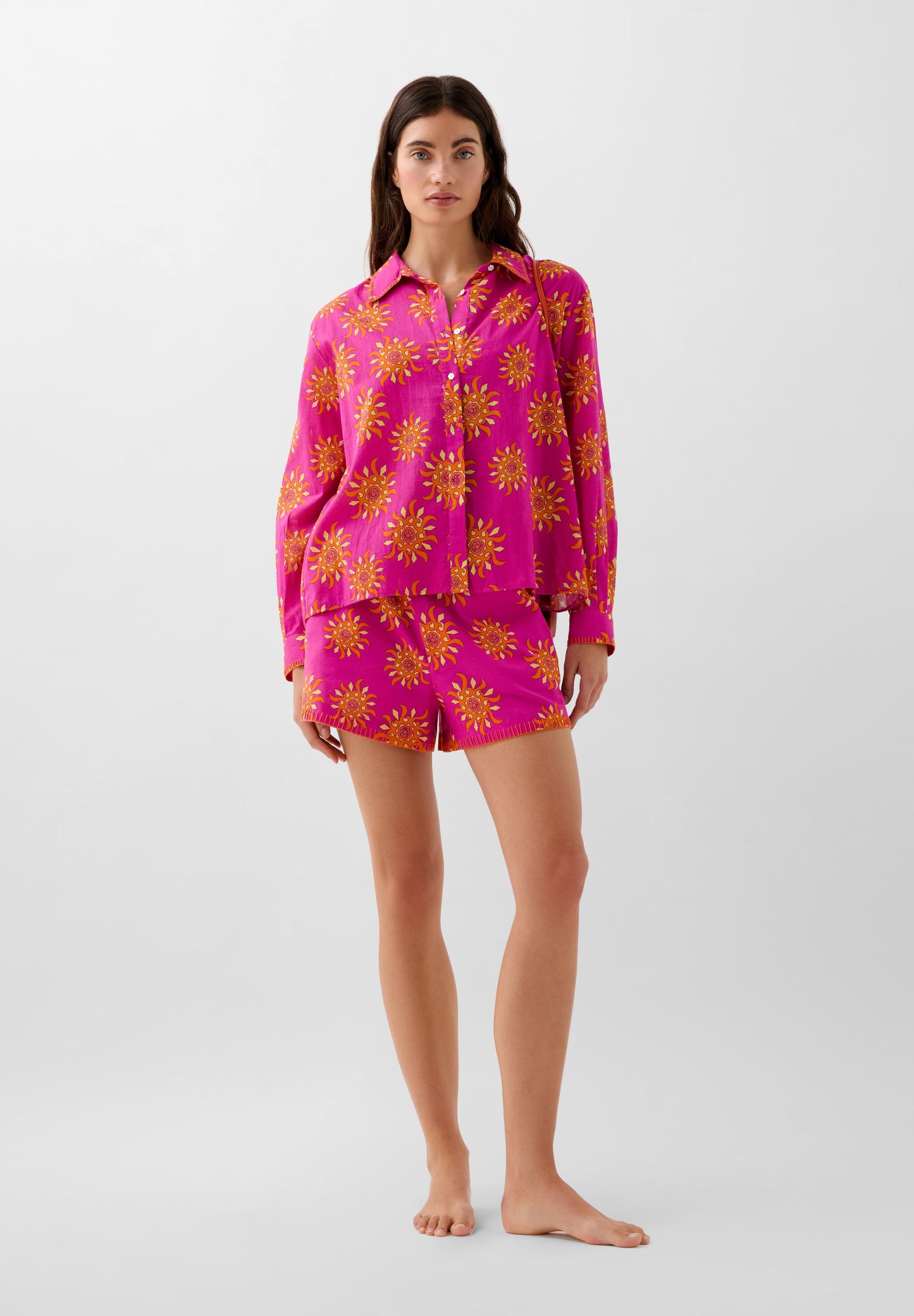 SC SUN COLOUR PRINT SHIRT