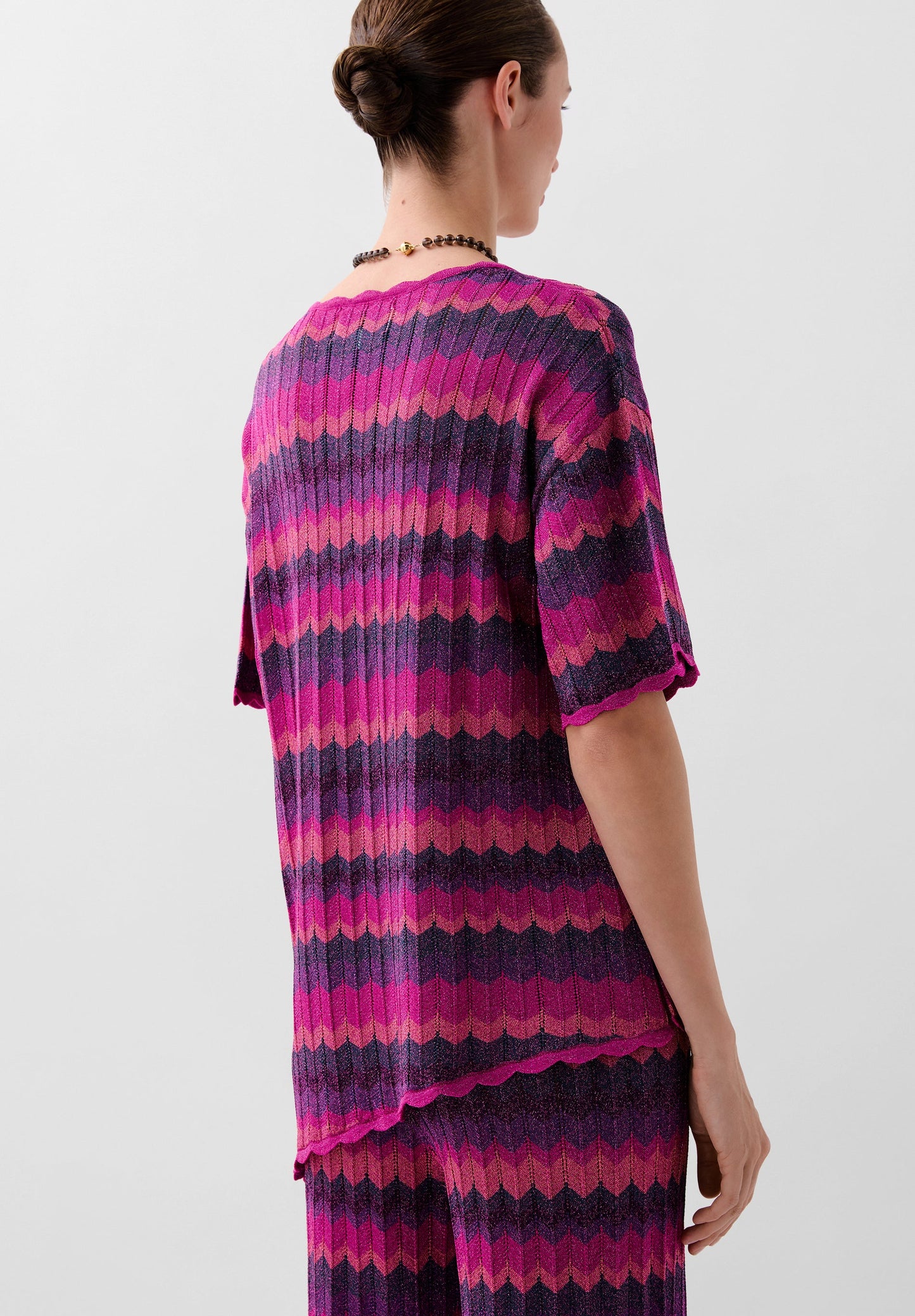 OPEN KNIT LUREX SWEATER