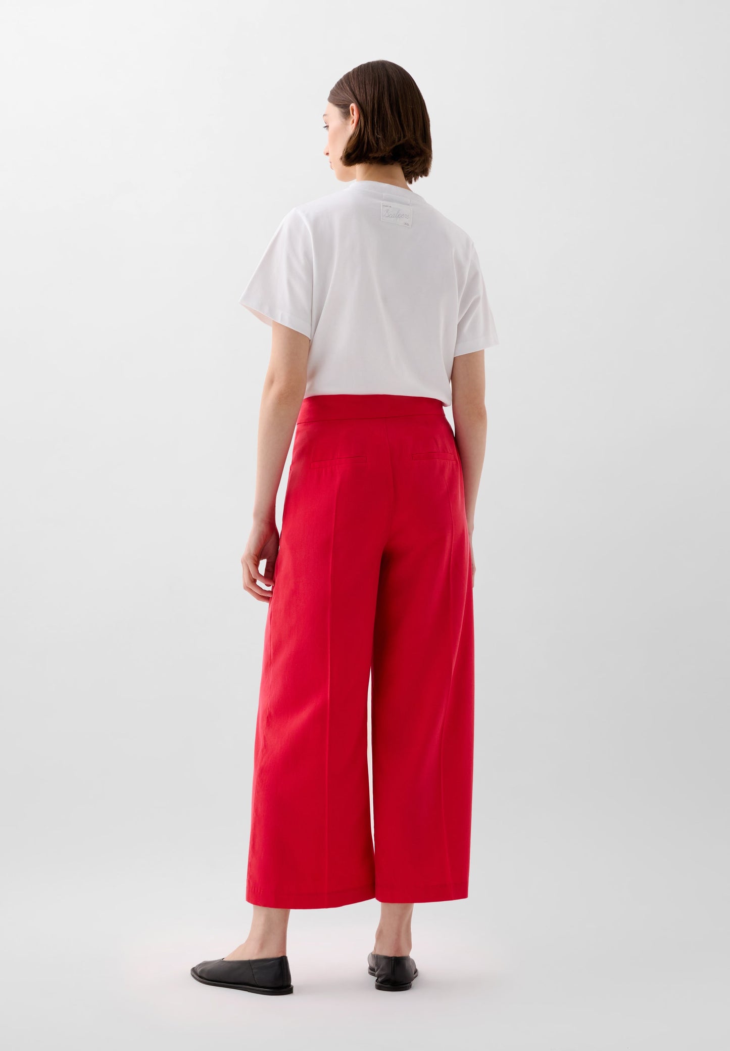 STRAIGHT FLOWING TROUSERS