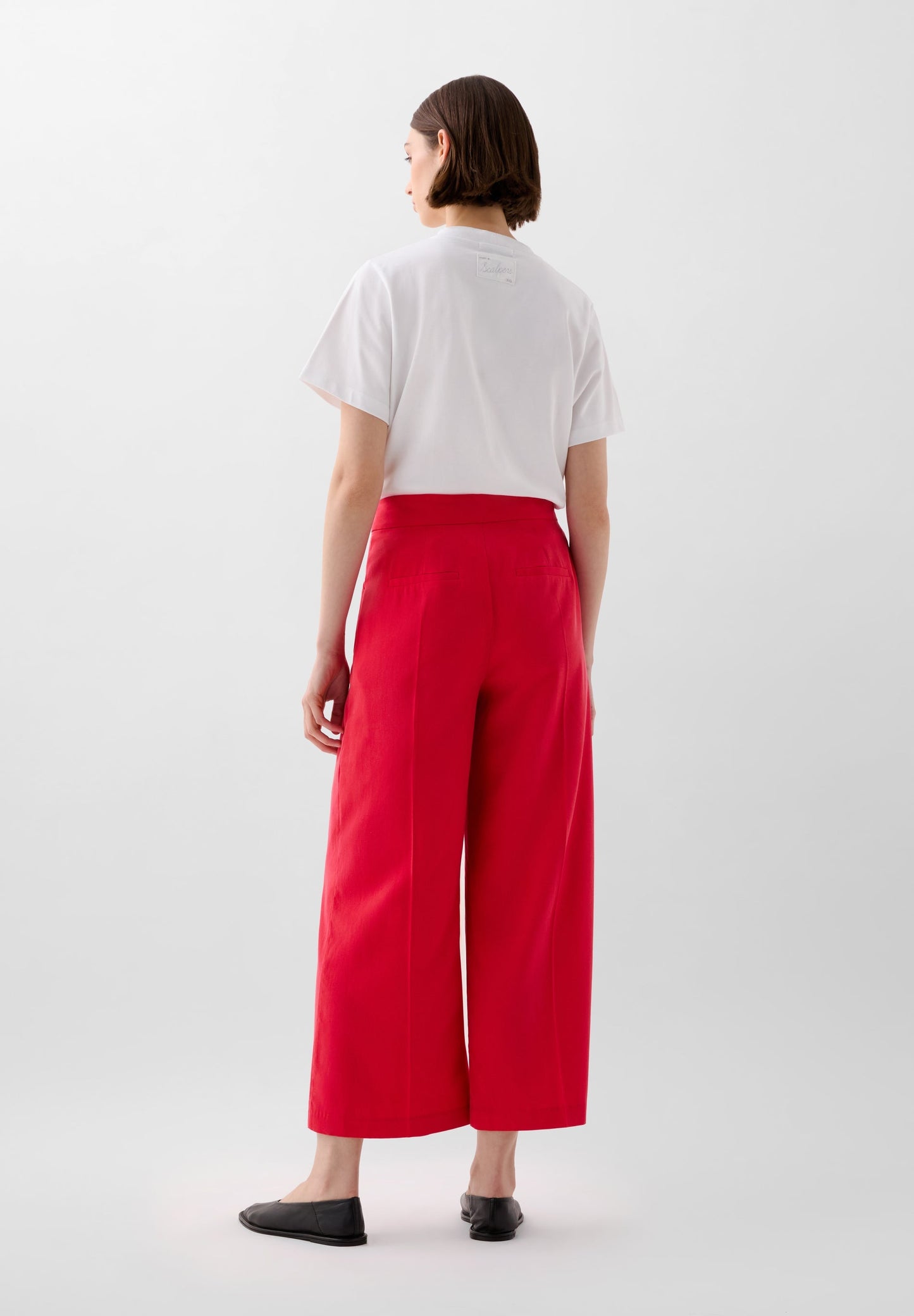 STRAIGHT FLOWING TROUSERS