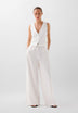FLOWING LINEN TROUSERS
