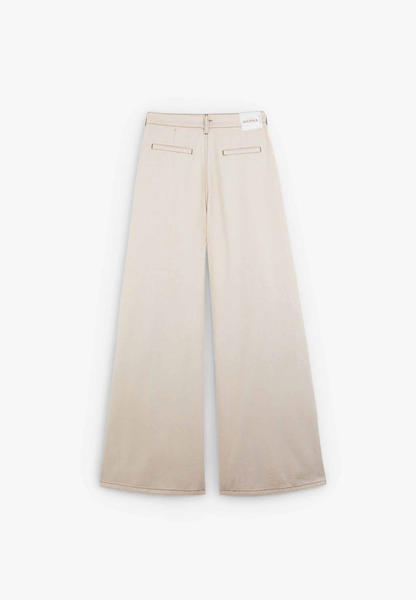 DENIM TROUSERS WITH SEAMS