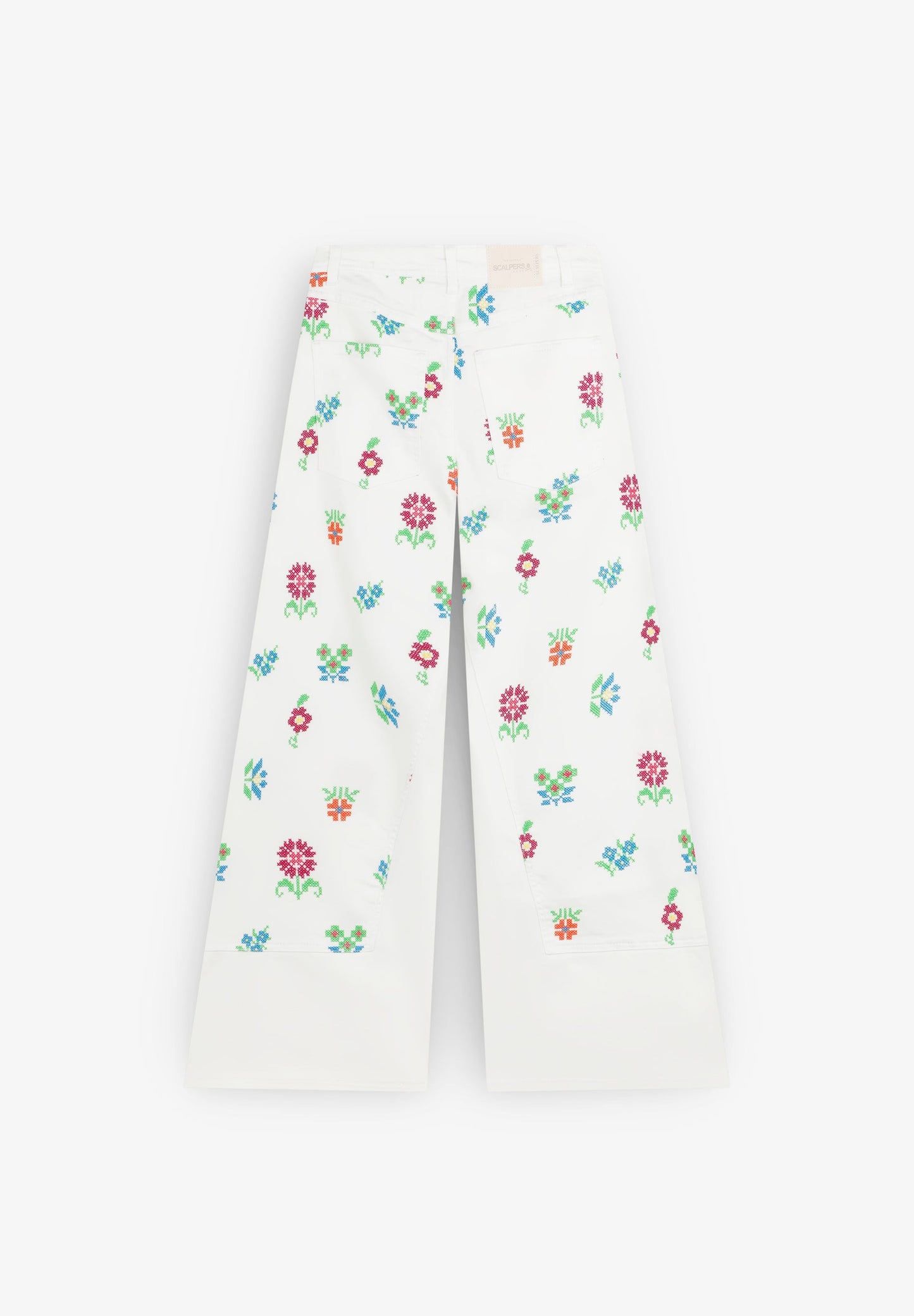 SCCROSS STITCHING DENIM PANT