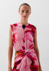 PRINT DRESS WITH KNOT