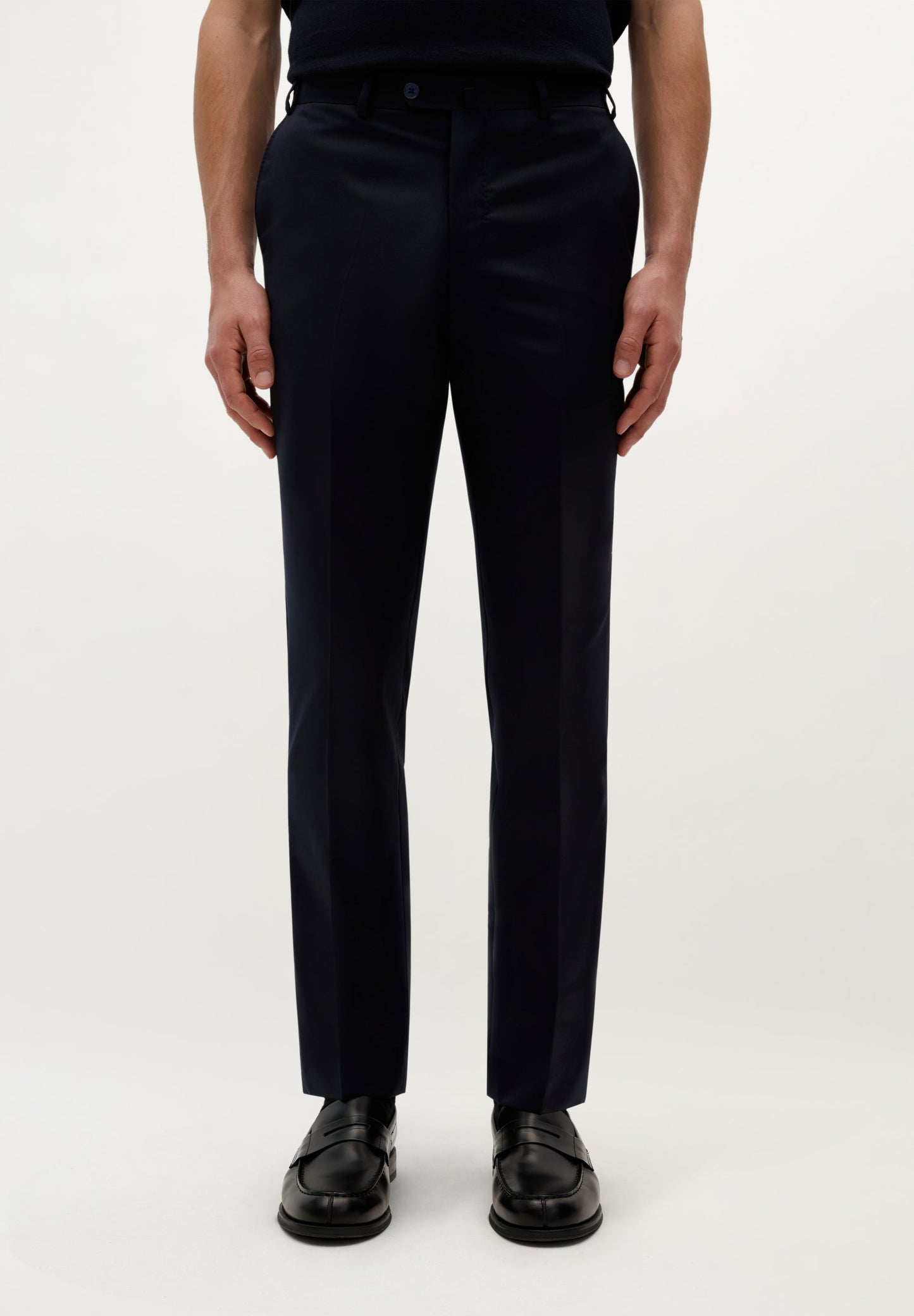 WOOL SUIT TROUSERS
