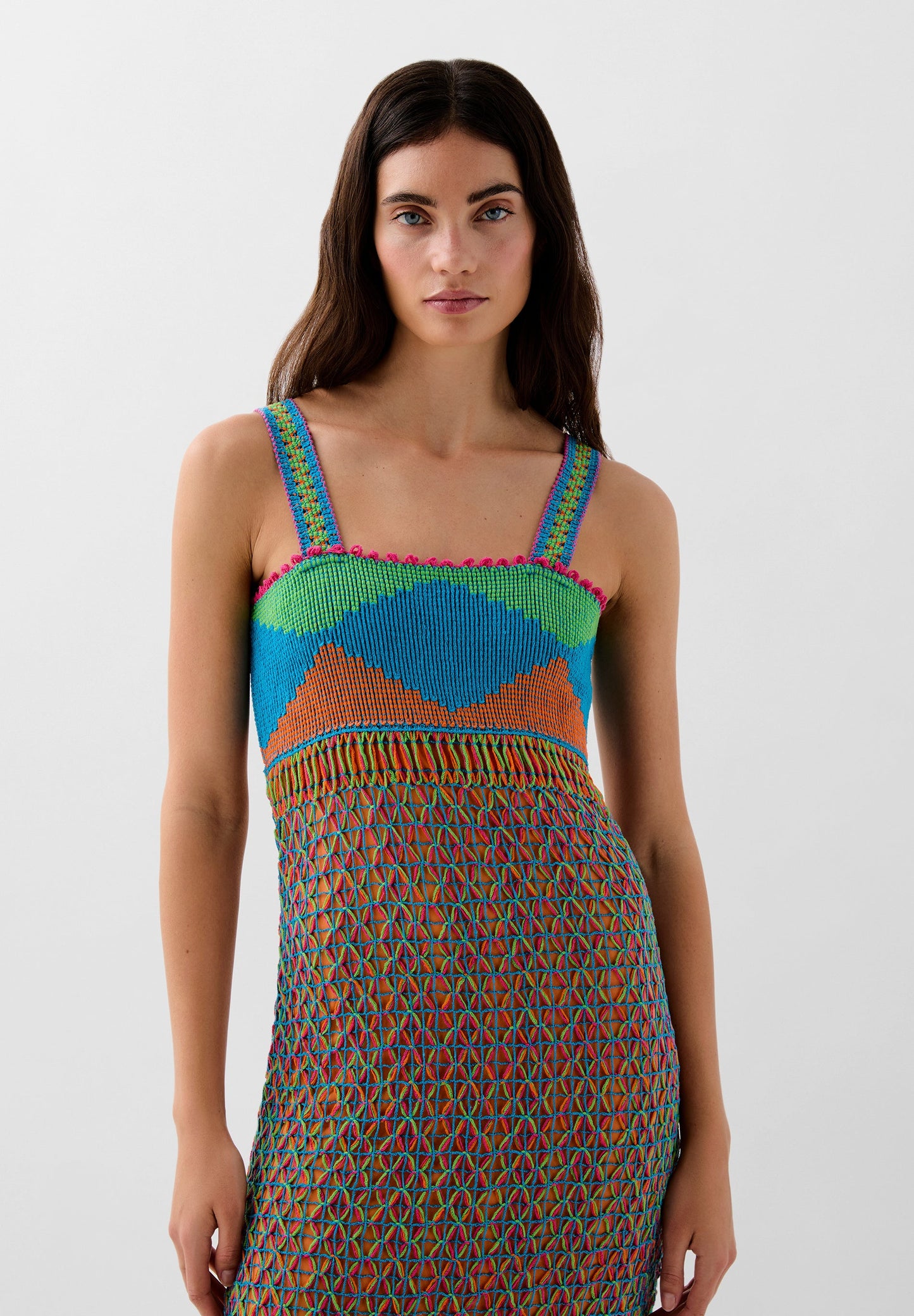 SCSTRAP CROCHET DRESS