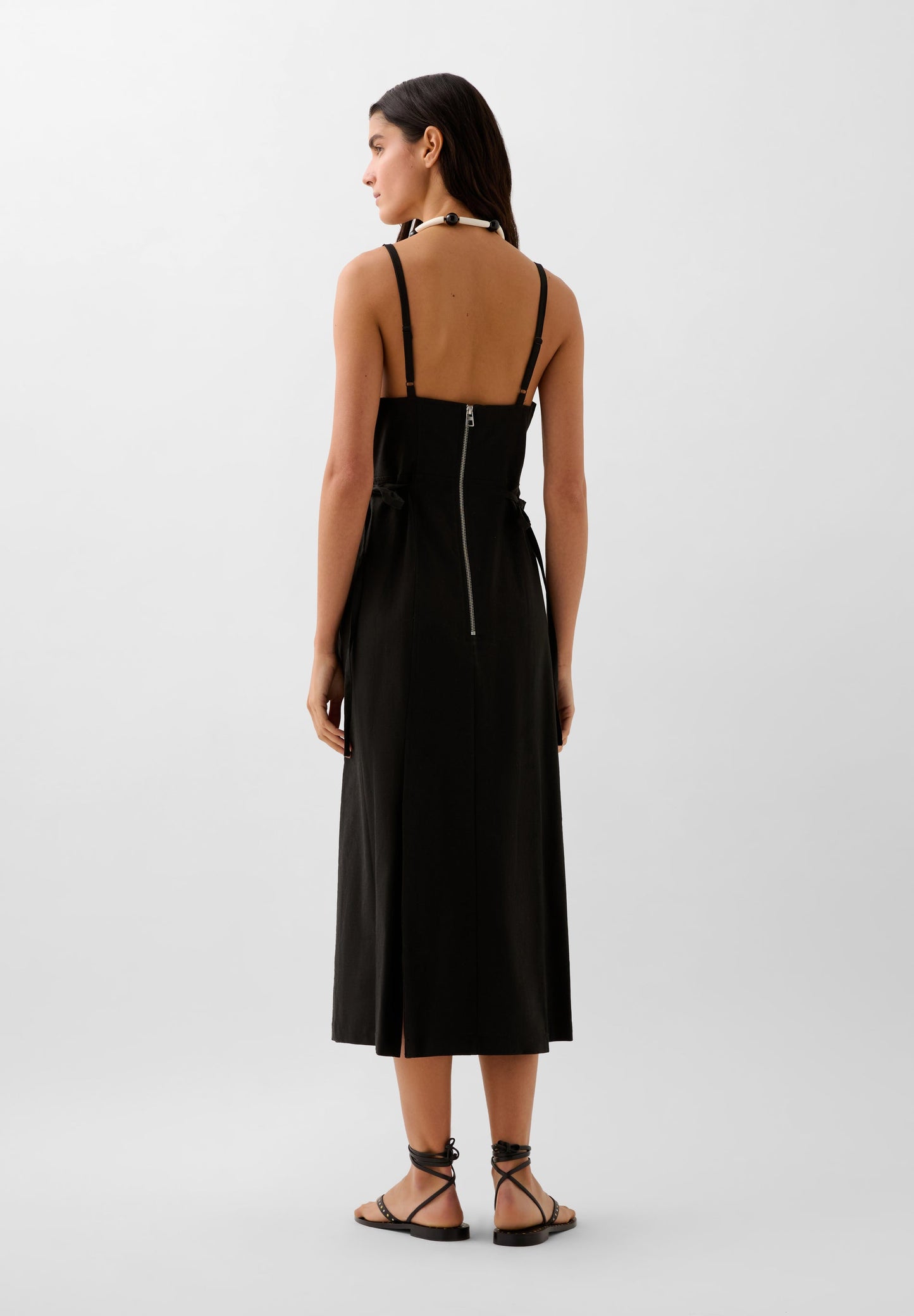 SCLINEN SCALLOP DRESS