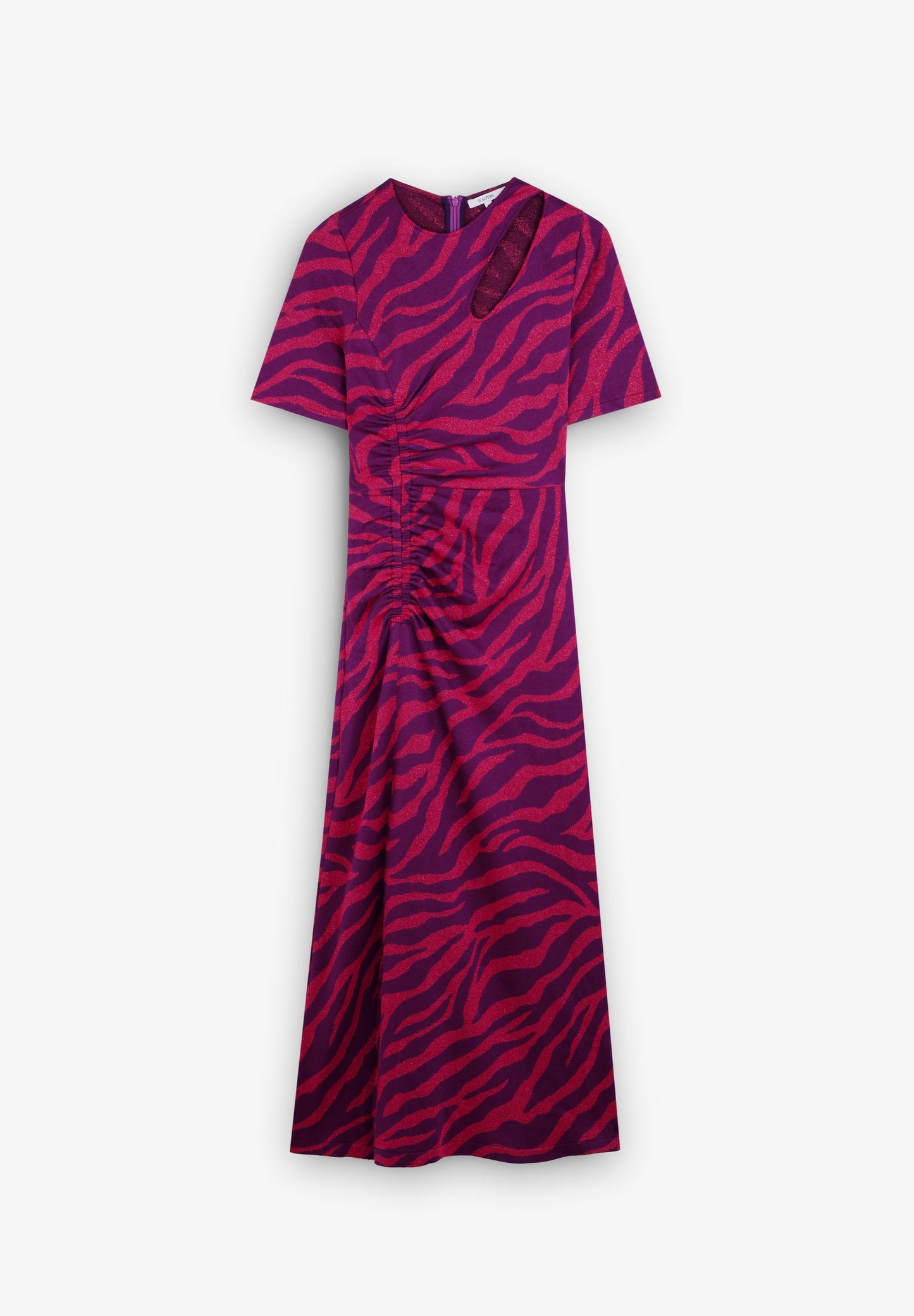 ANIMAL PRINT DRESS WITH SLITS