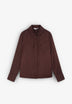 SATIN SHIRT WITH STITCHING