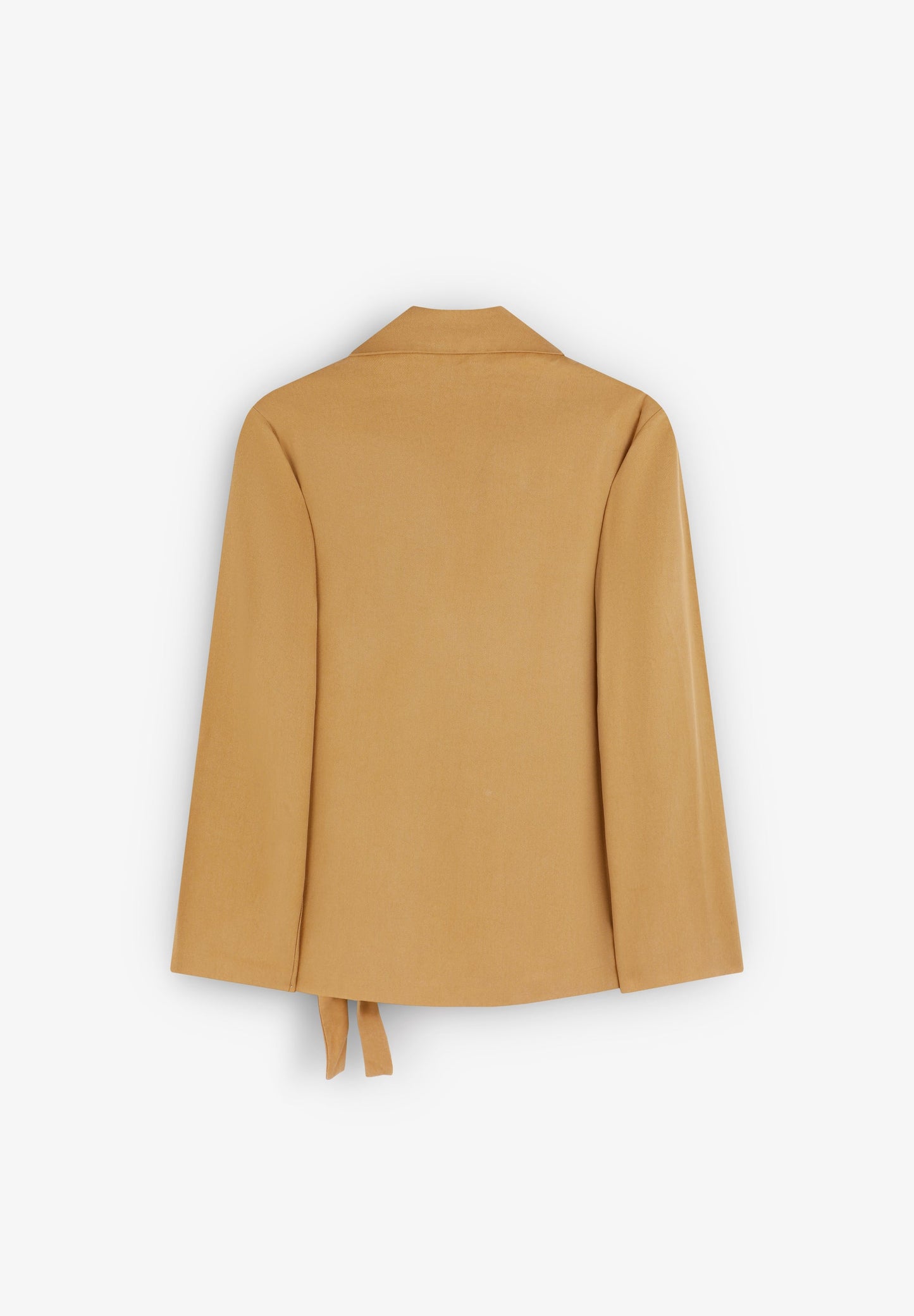 DOUBLE-BREASTED BLAZER WITH BOW