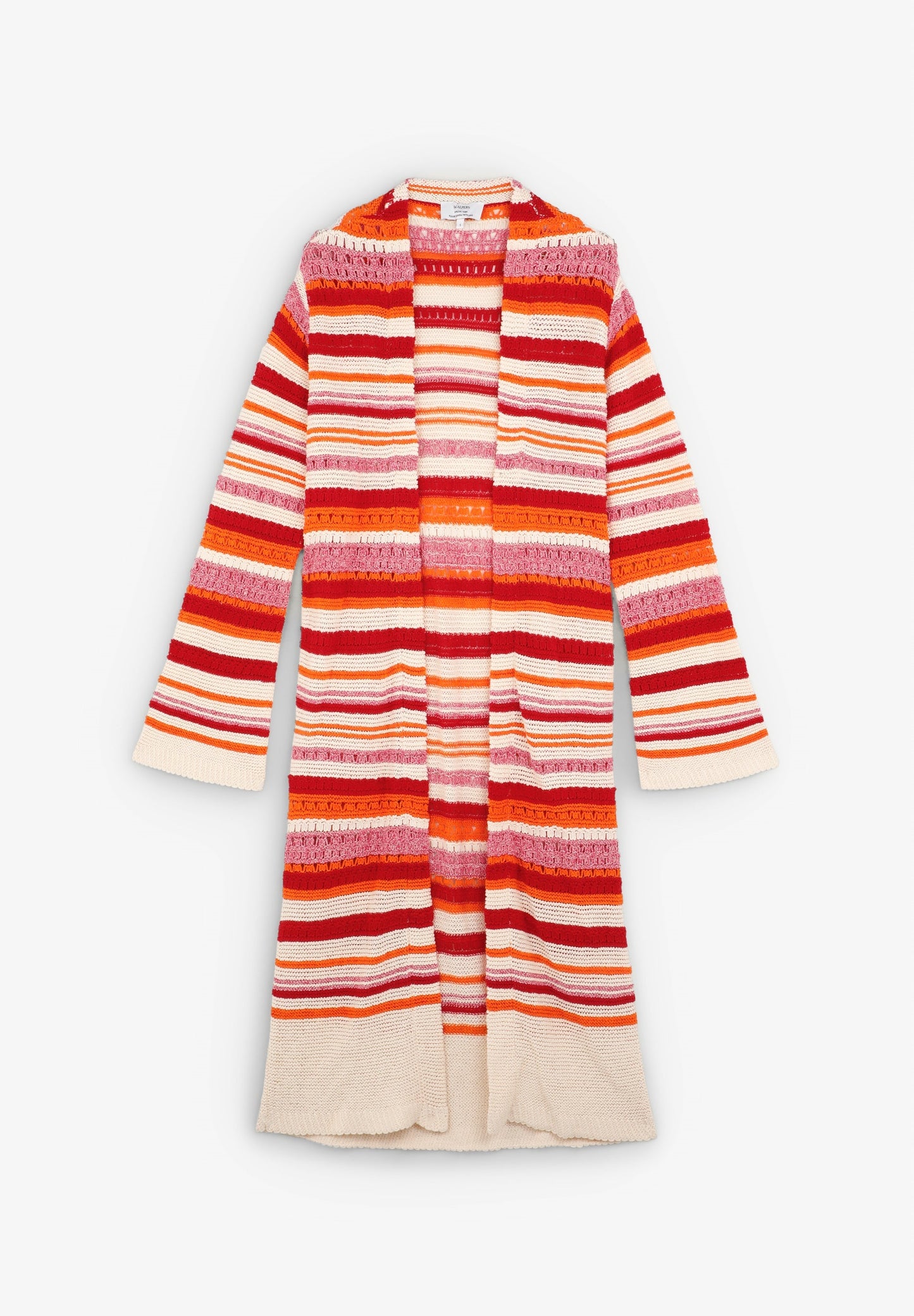 MULTICOLOURED CROCHET CARDIGAN