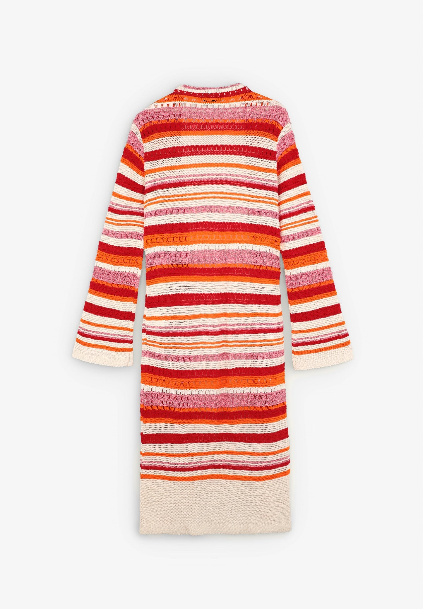 MULTICOLOURED CROCHET CARDIGAN