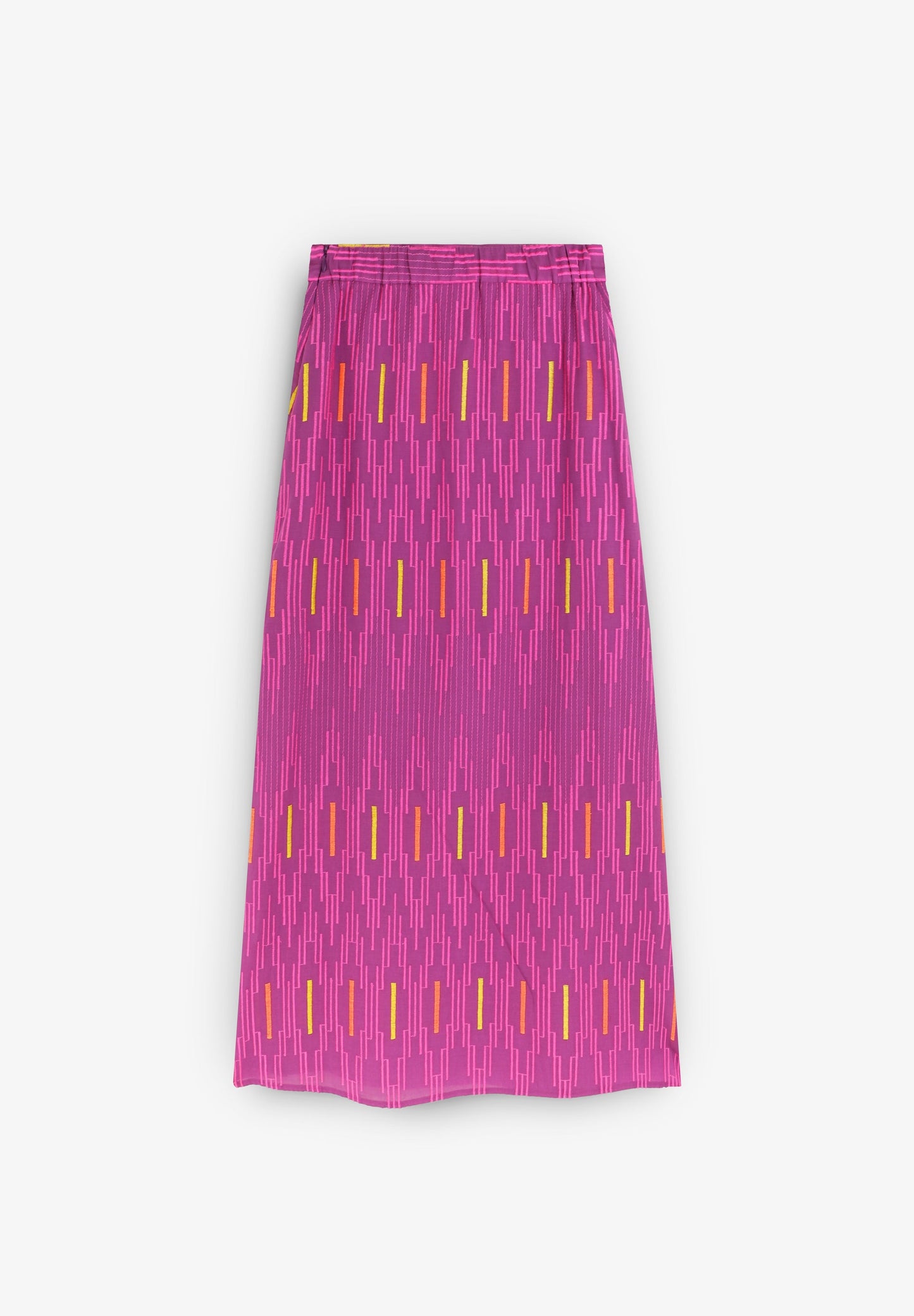 EMBROIDERED MIDI SKIRT