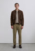 STRAIGHT COTTON TROUSERS
