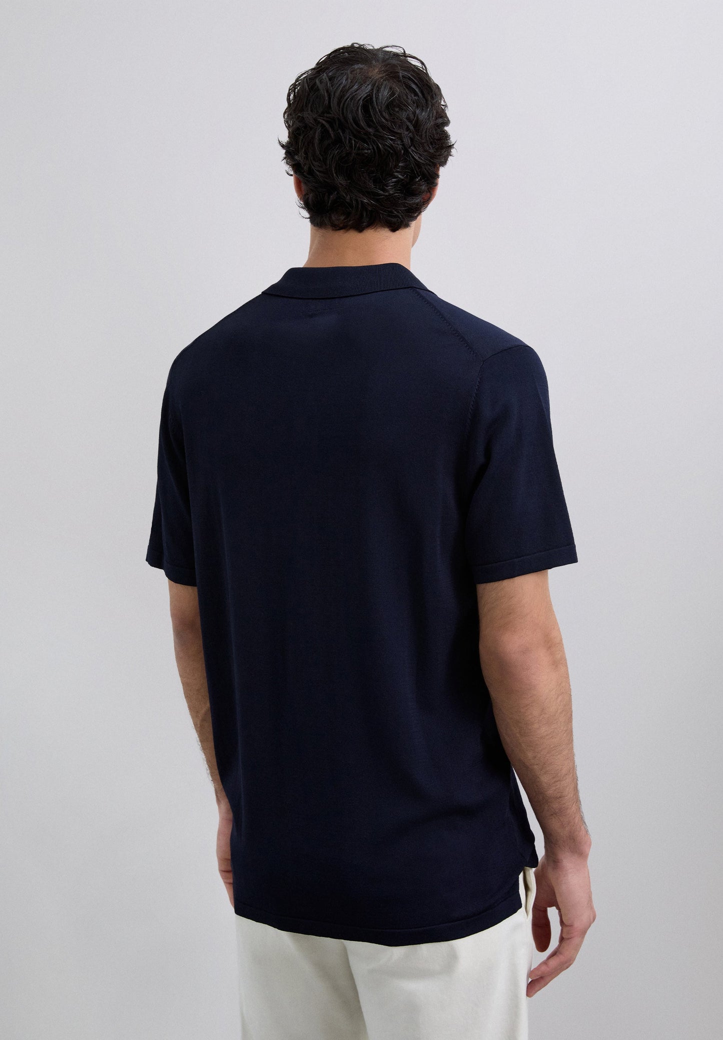 SC ADN CHUNKY KNIT POLO SHIRT
