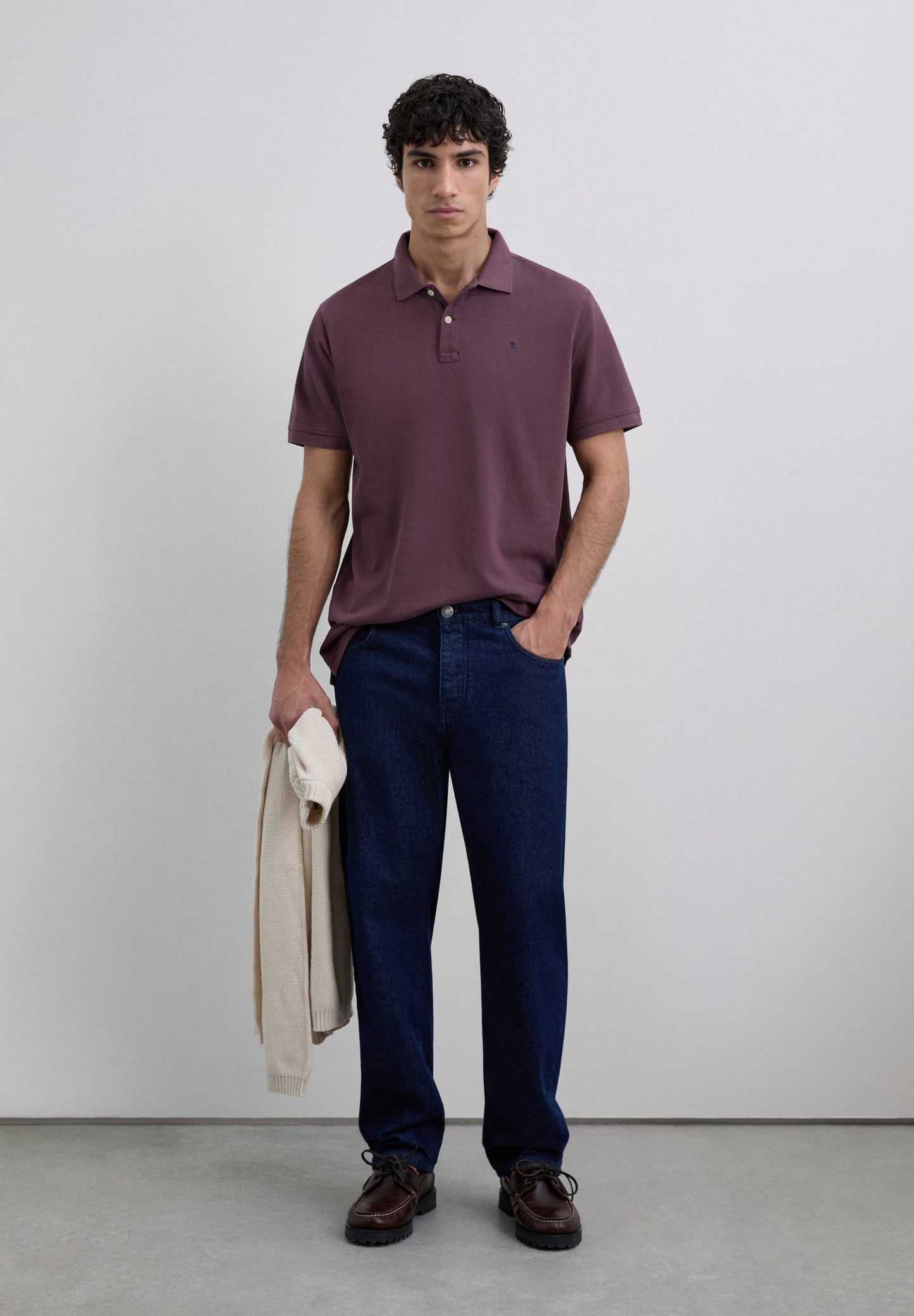 EMBROIDERED PIQUÉ POLO SHIRT